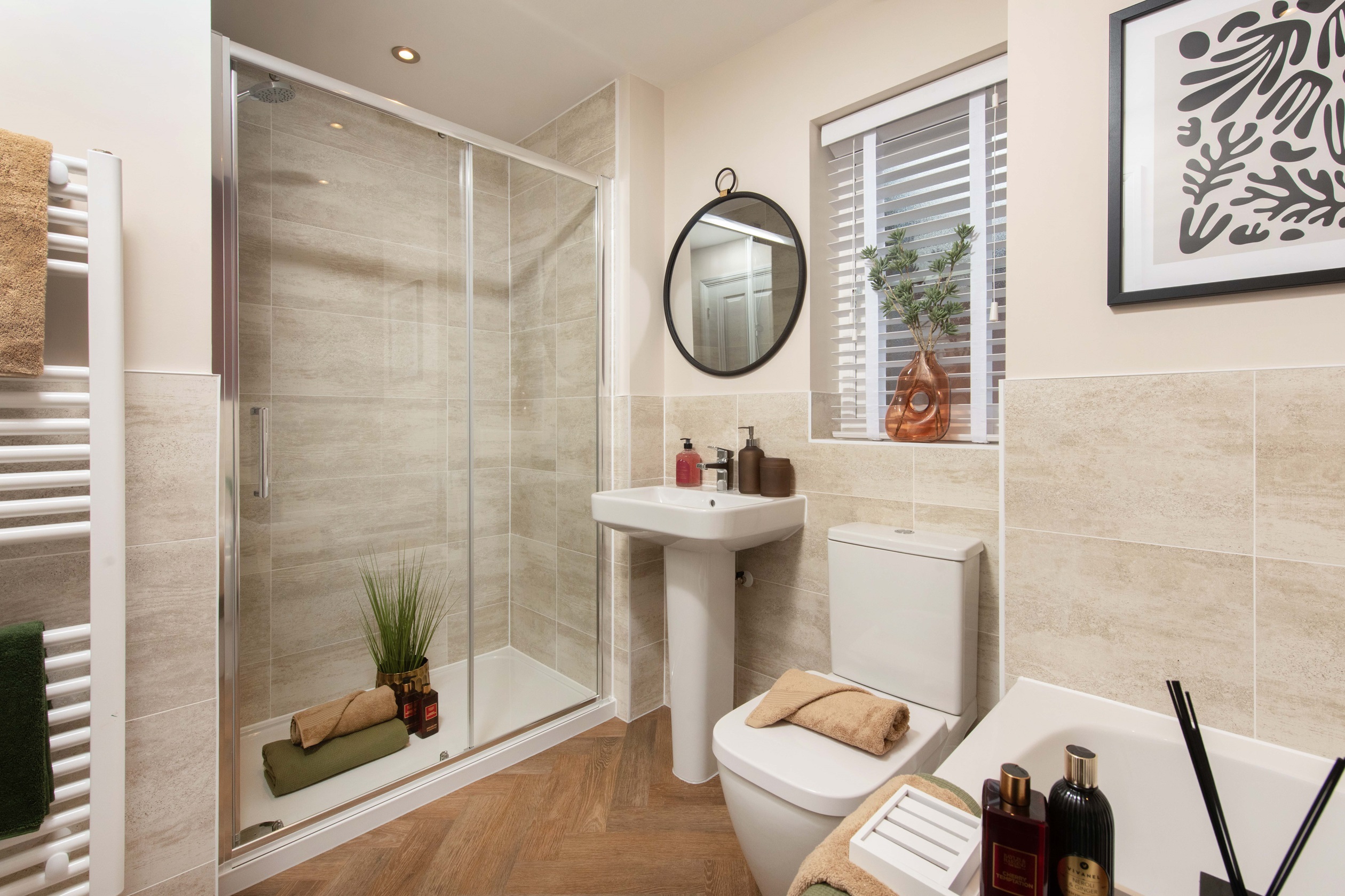 Arrowgreen View Avondale Show Home Family Bathroom 