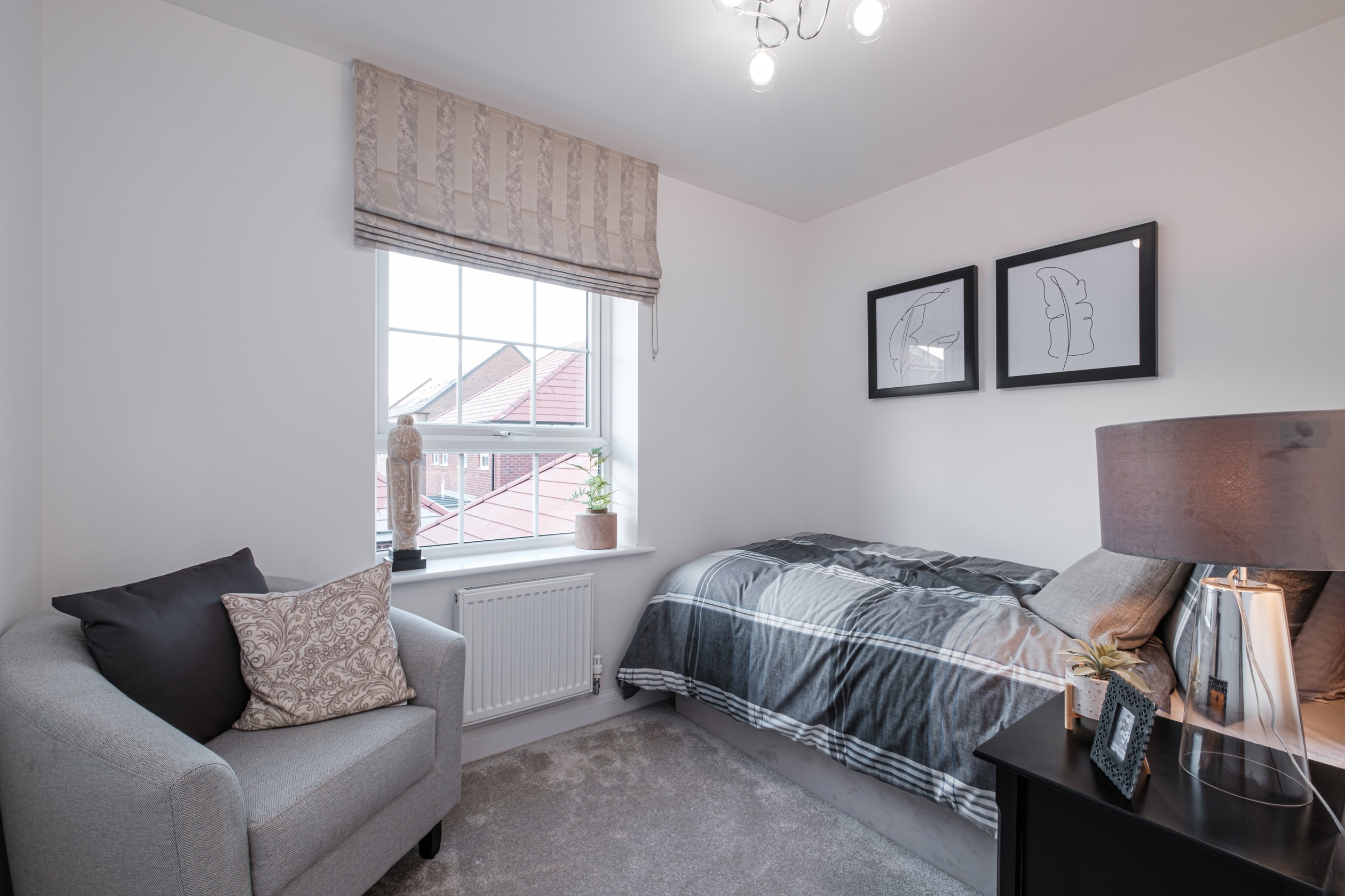 Ingleby Show Home single bedroom