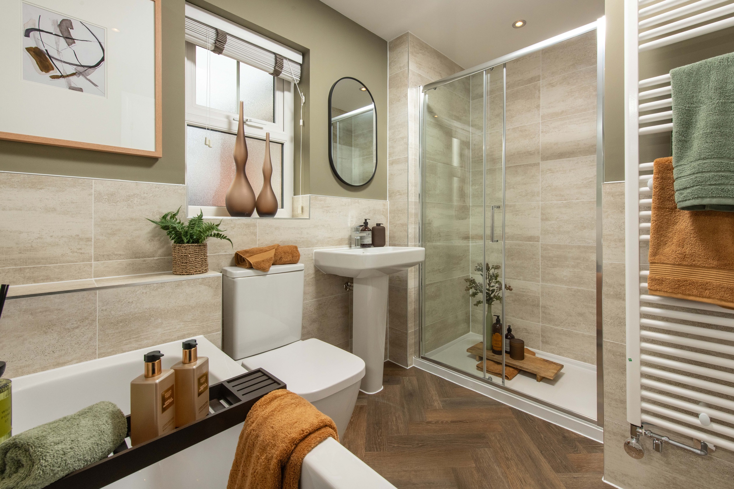 Brook View Avondale Show Home Family Bathroom 