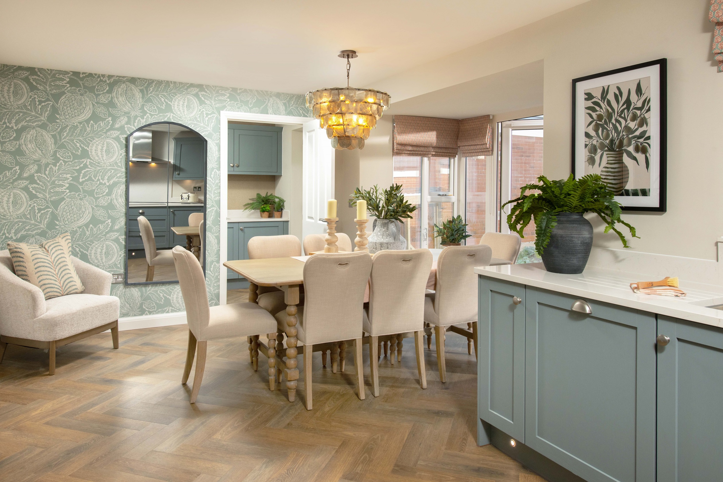 Curborough Fields Culver Show Home Kitchen-Diner