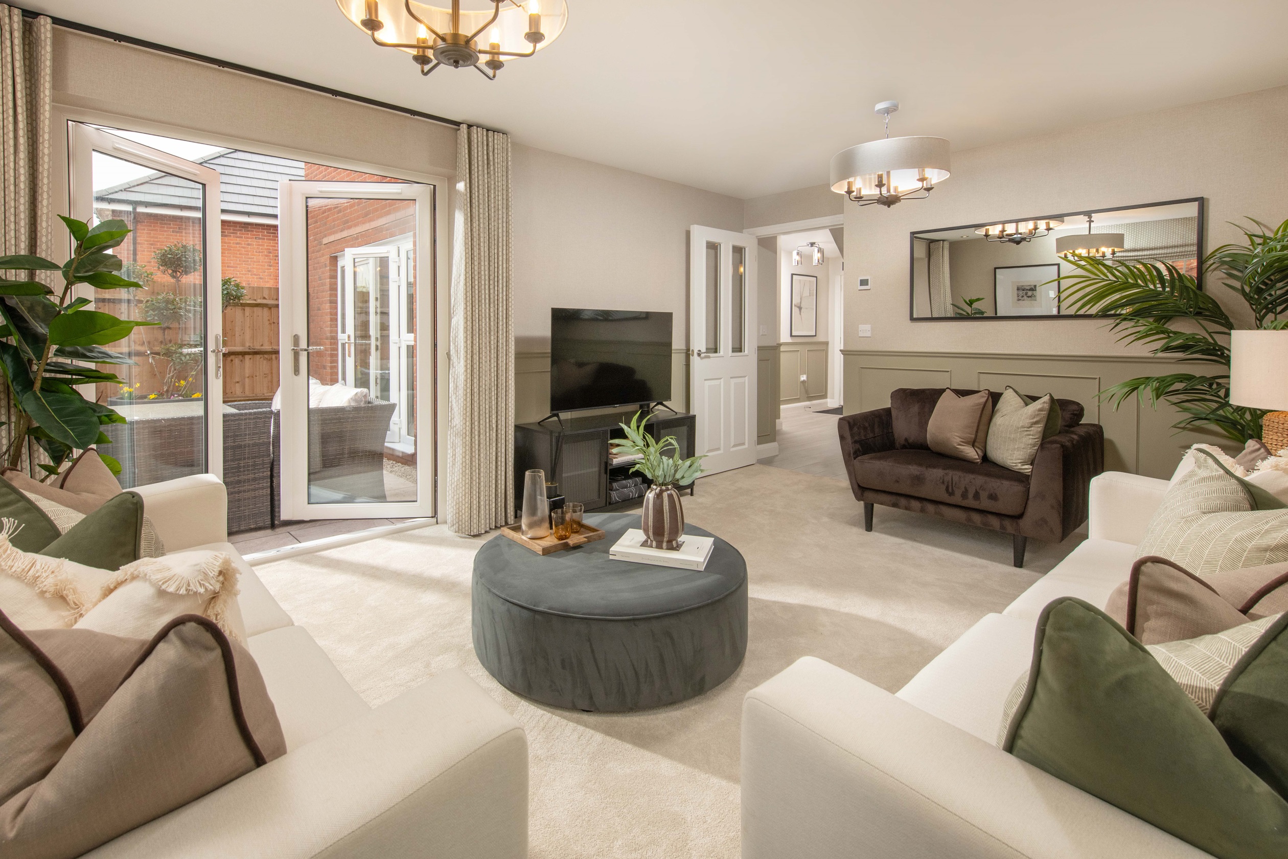 Curborough Fields Wychwood Show Home Lounge