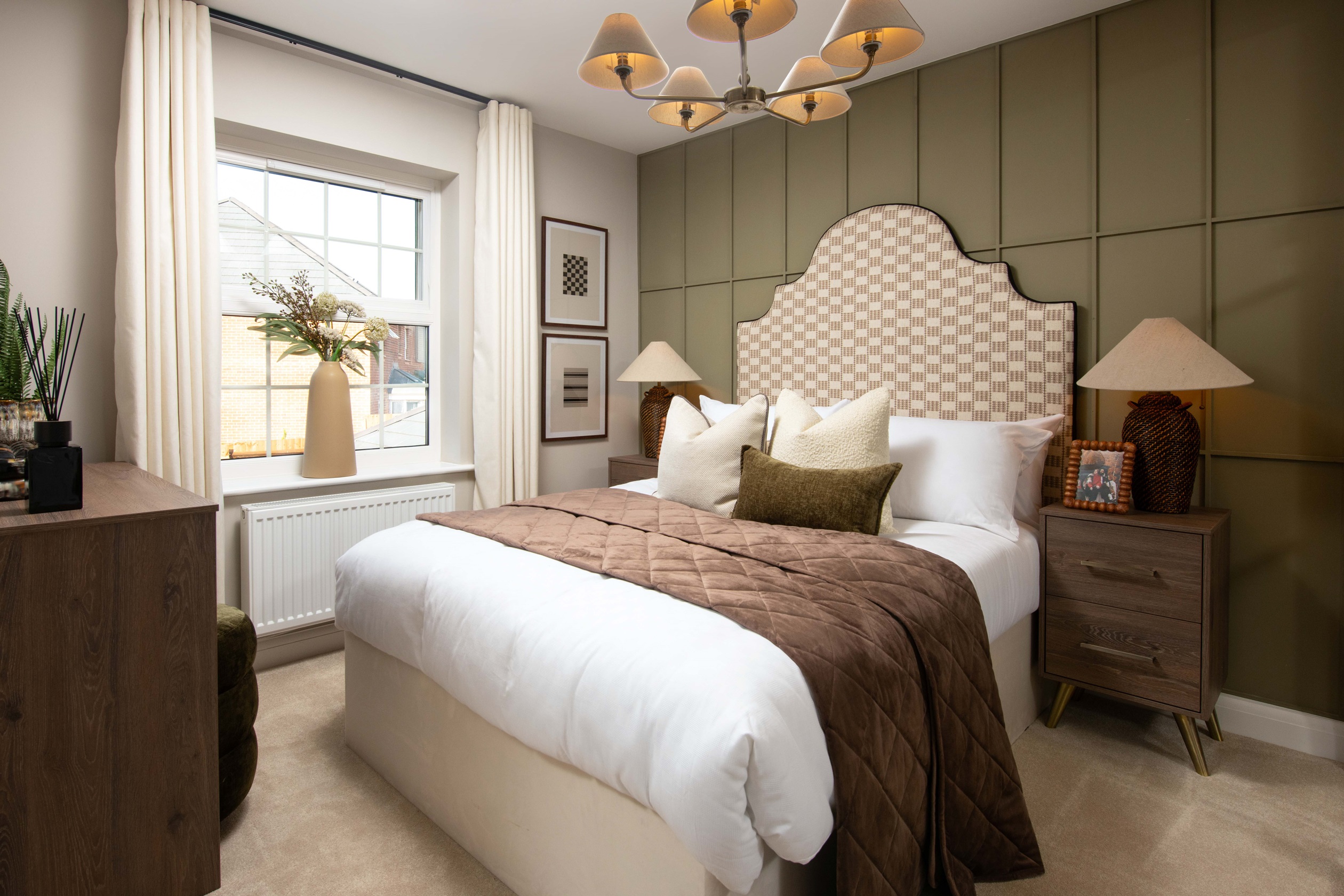 Curborough Fields Wychwood Show Home Bedroom 3