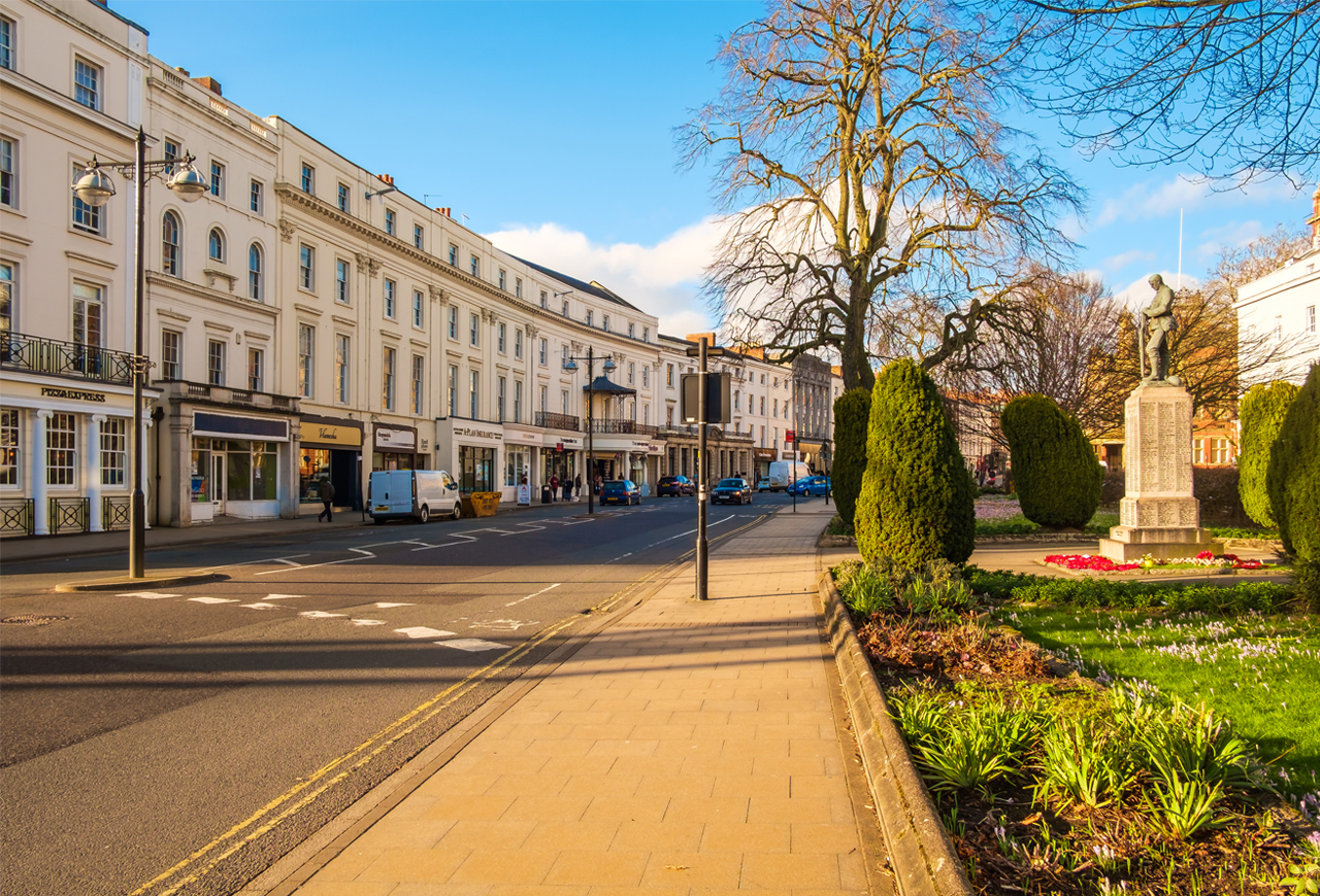 Leamington Spa high street