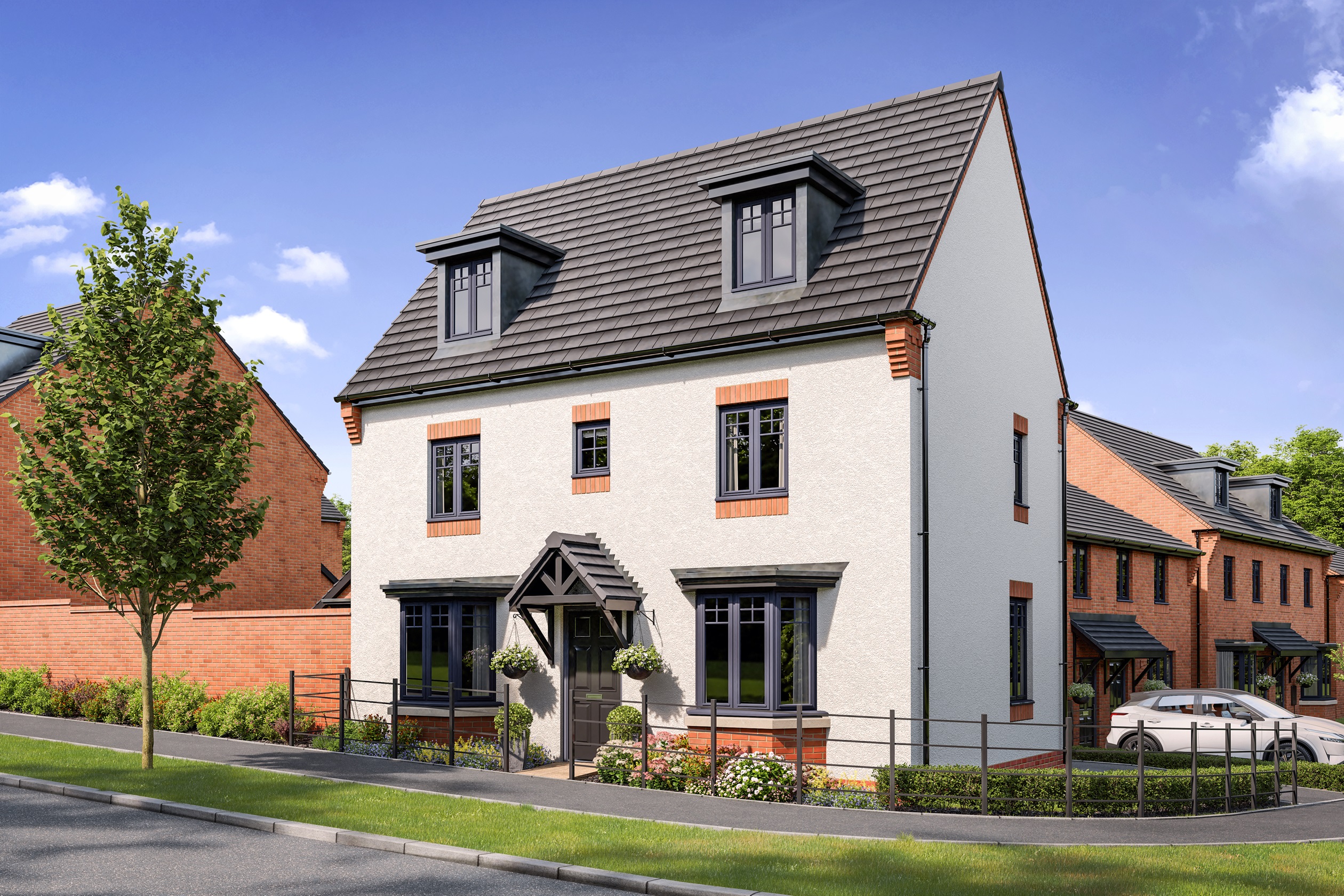Rendered Hertford home at Hughes Meadow