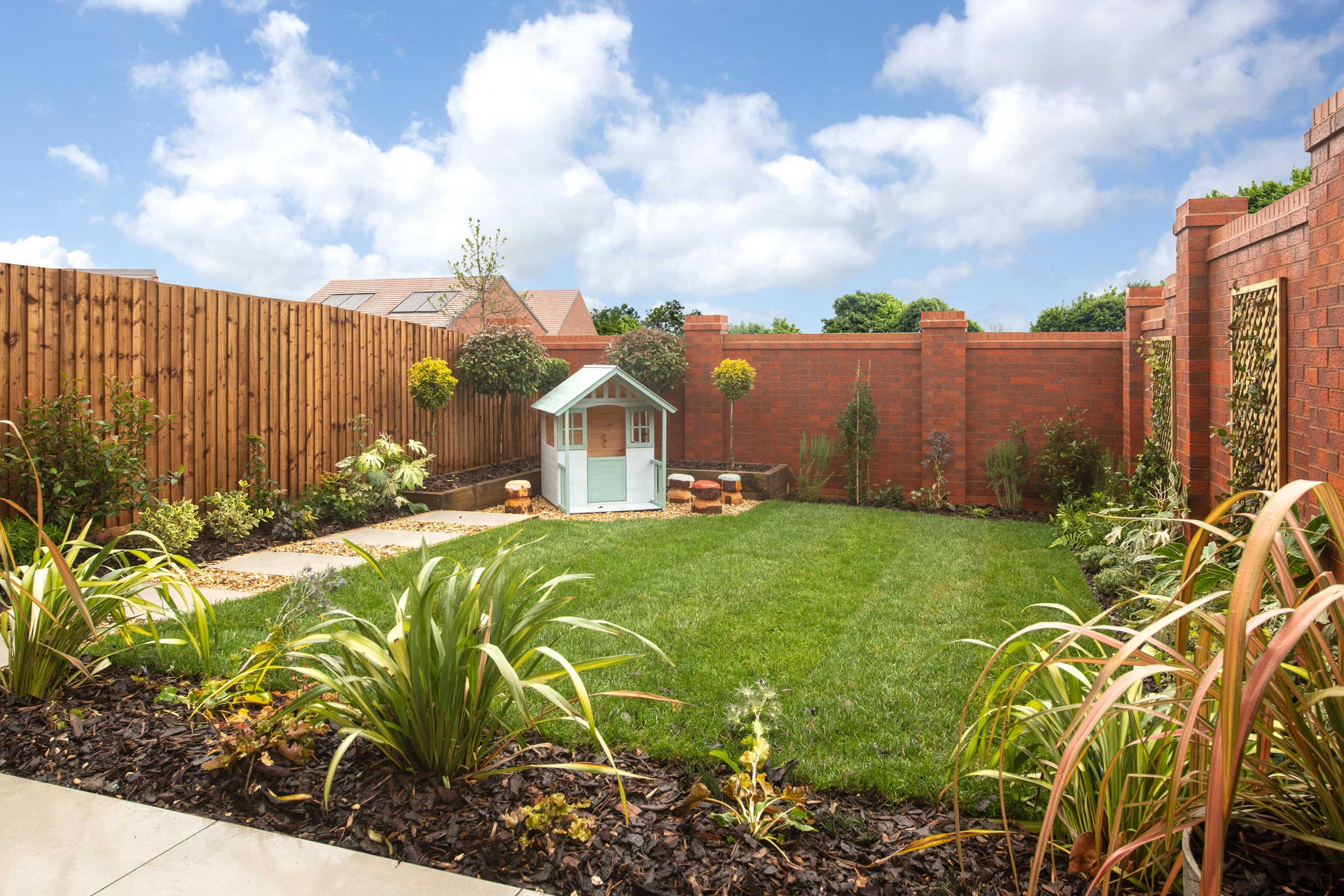 Hadley show home garden