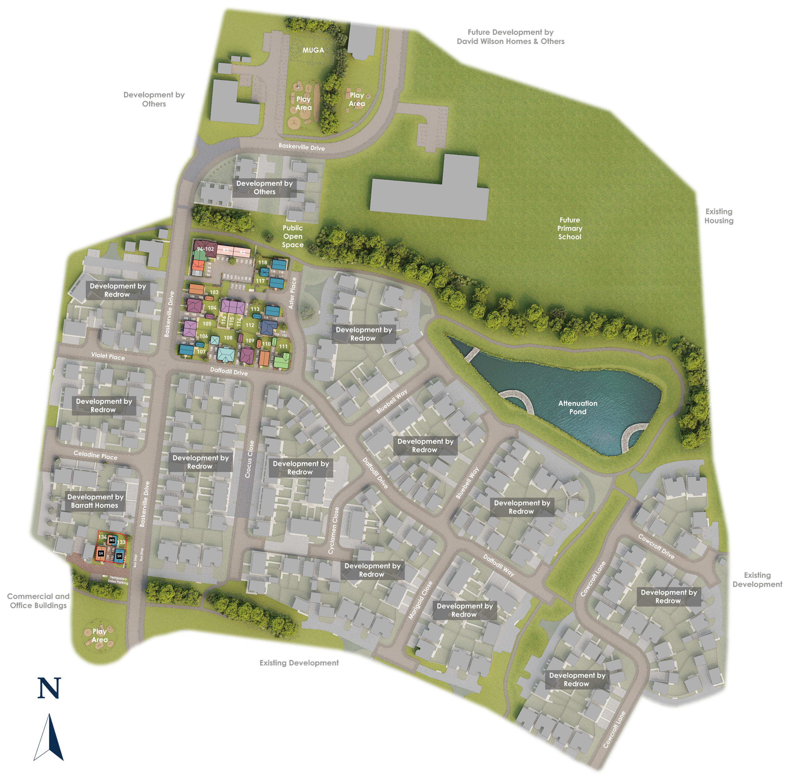 Kensington Gate site plan