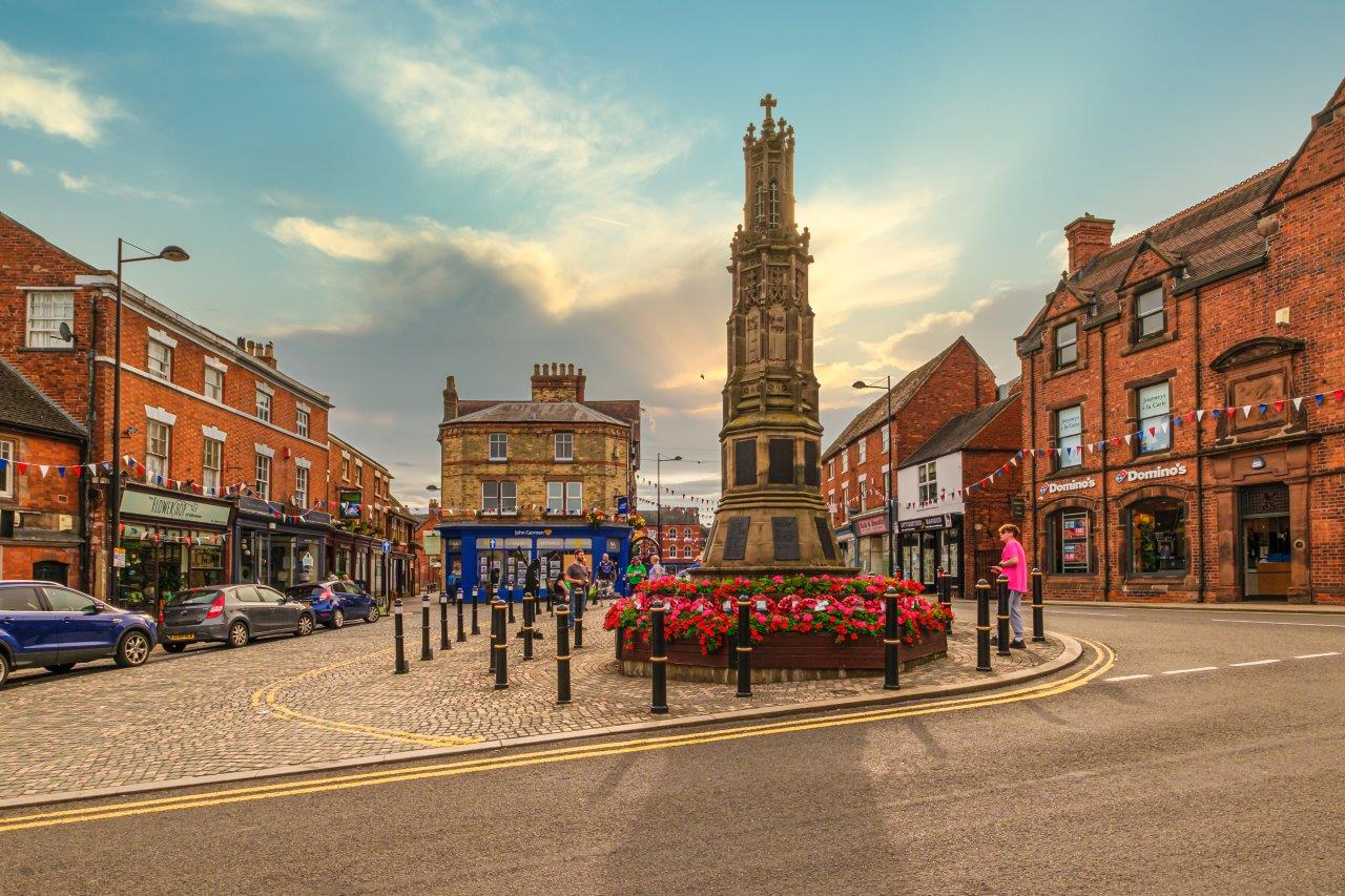 Uttoxeter town centre