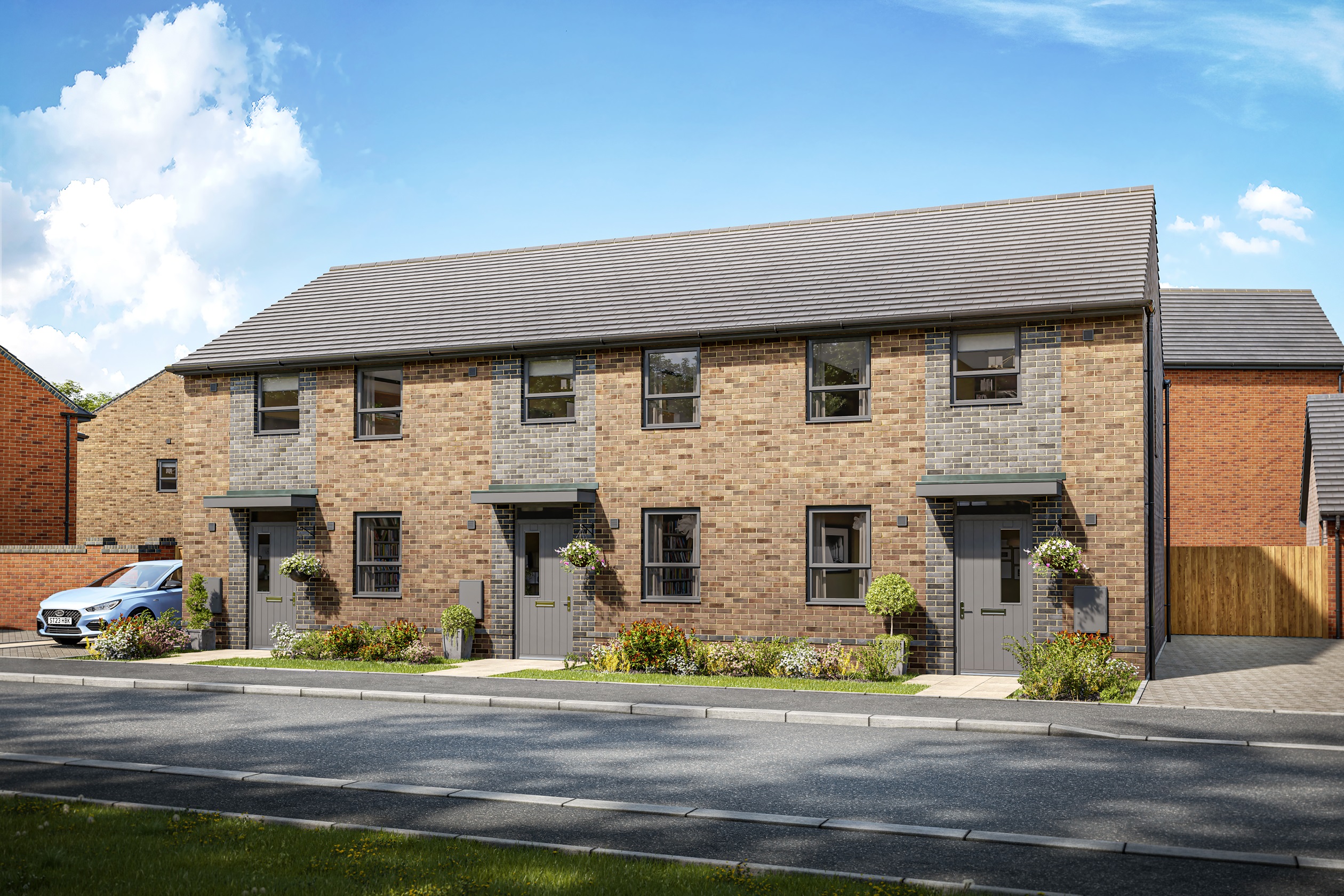 Ashdown terrace homes CGI