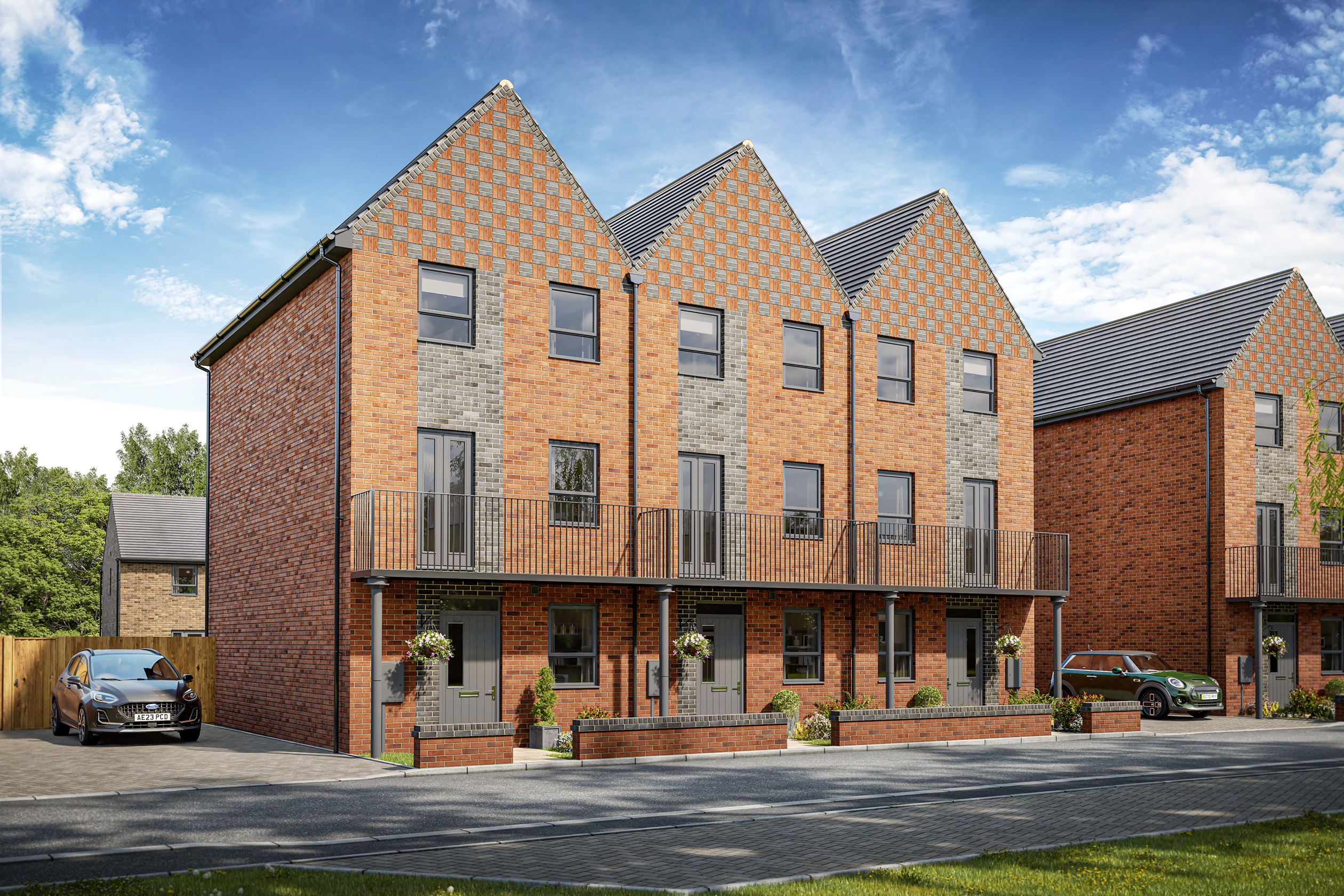 Cannington terrace 3 storey CGI