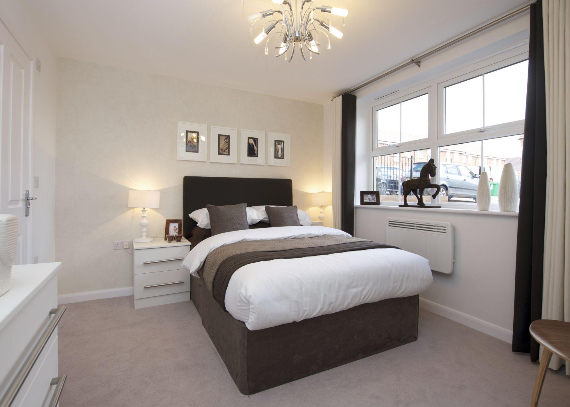 Saxon Heights apartment double bedroom 