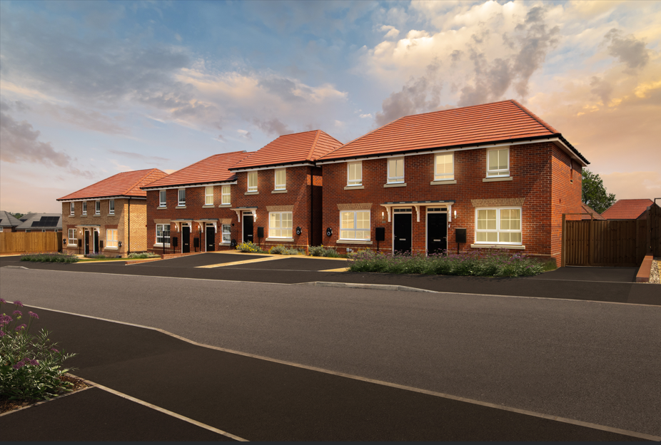 The Catkins Dusk Street Scene