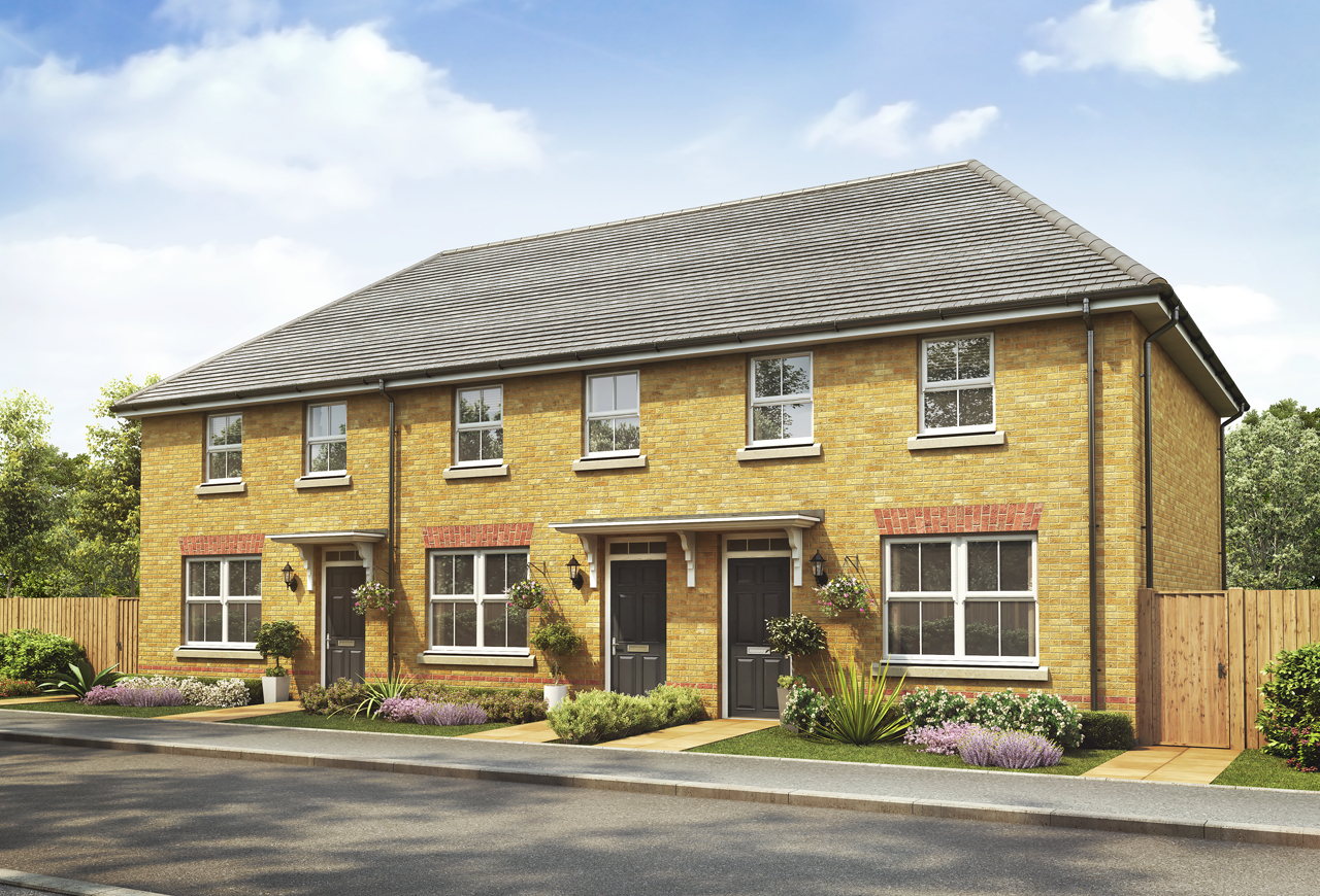 The Archford hipped illustrative street scene 