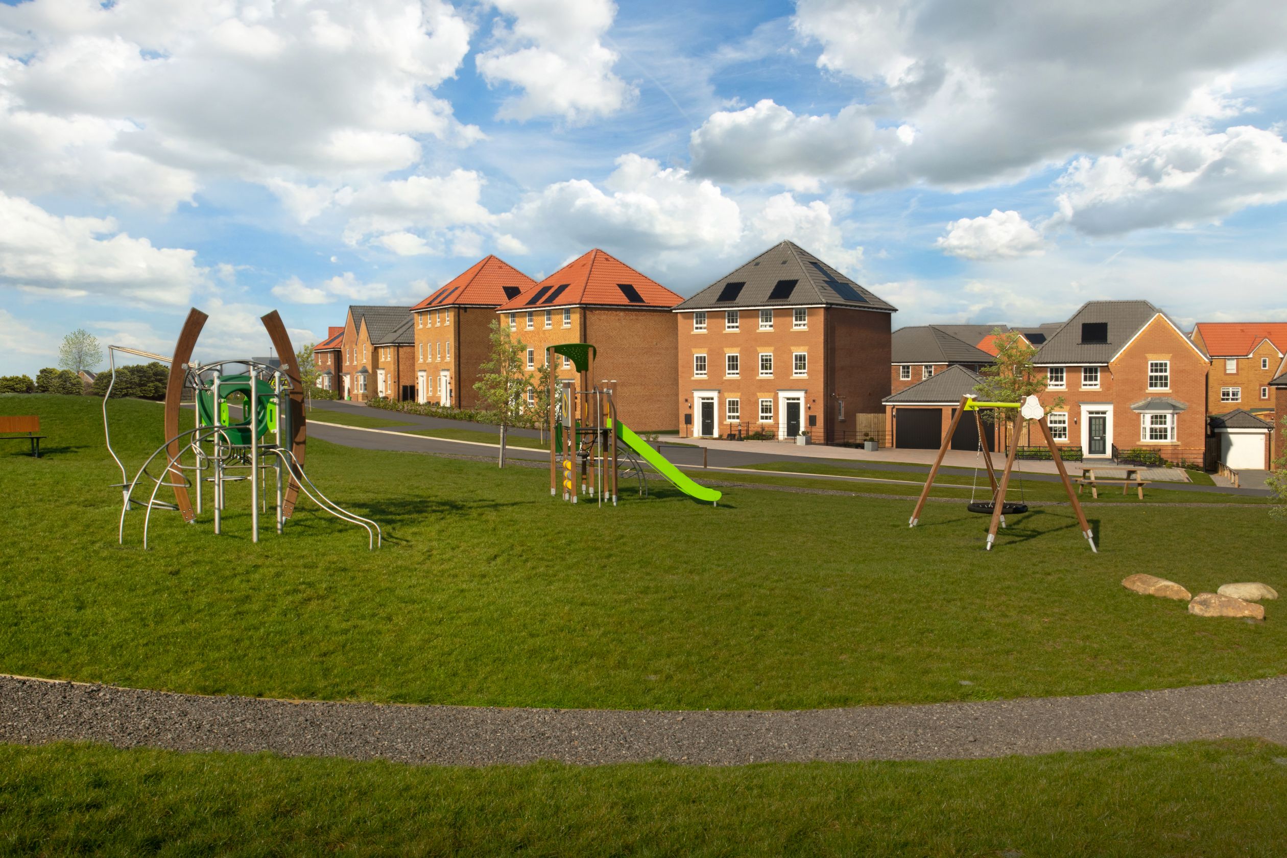 Outside view of homes at Chaloners Green