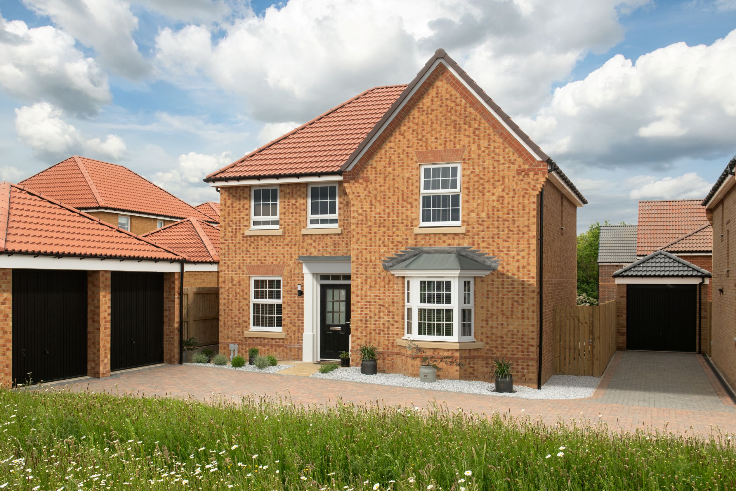 Outside view of 4 bedroom Holden home