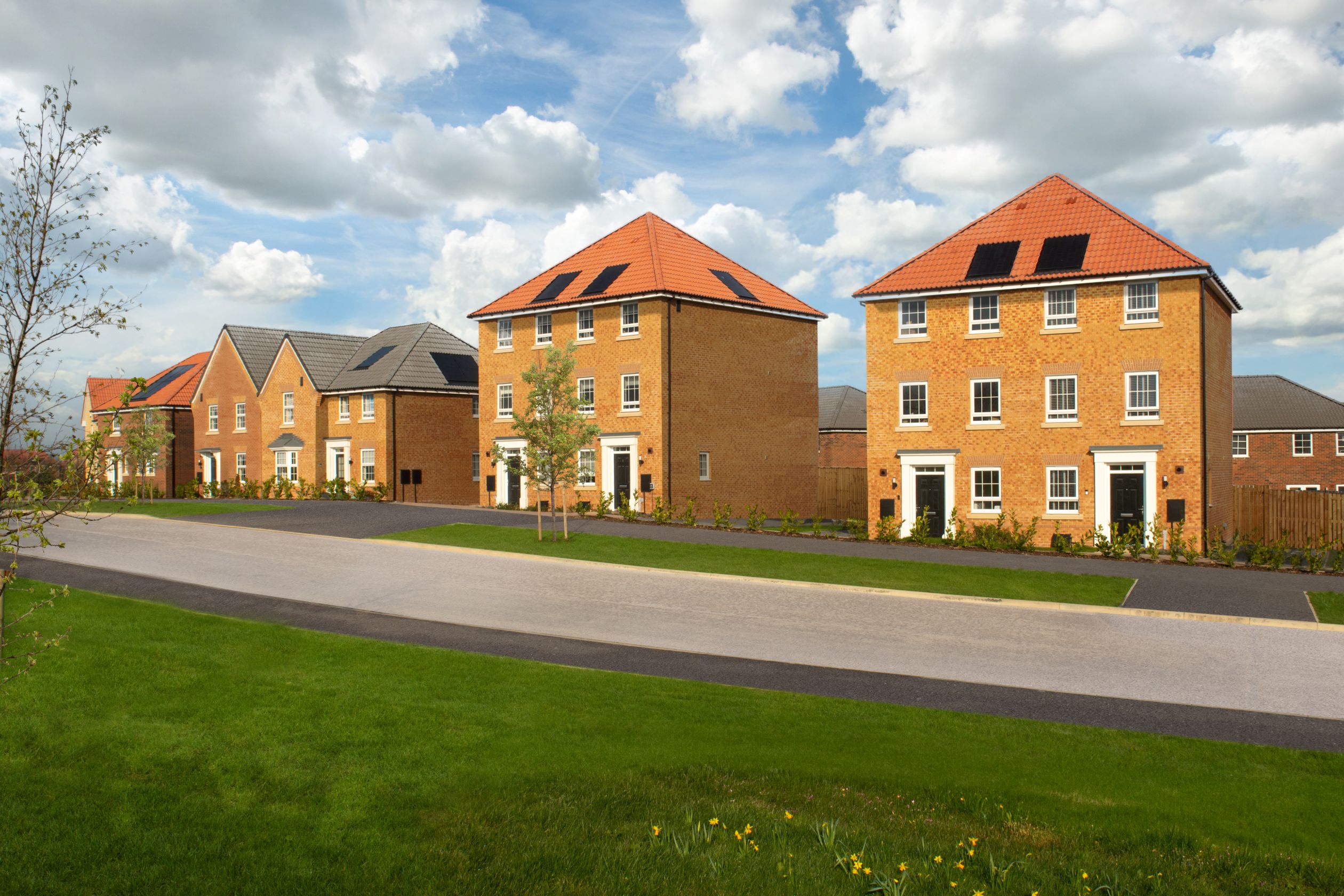 Outside view of homes at Chaloners Green
