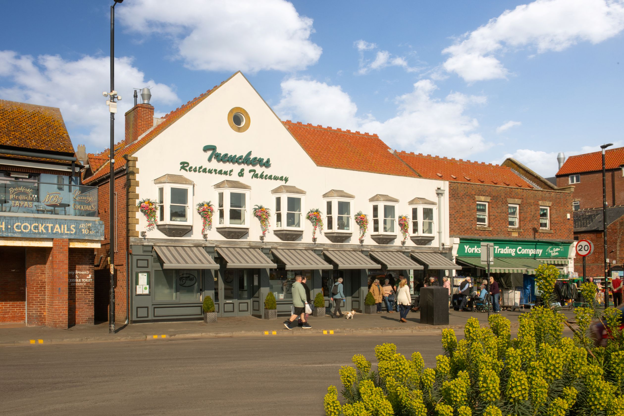 Local area shot of Trenchers Fish and Chips, Whitby