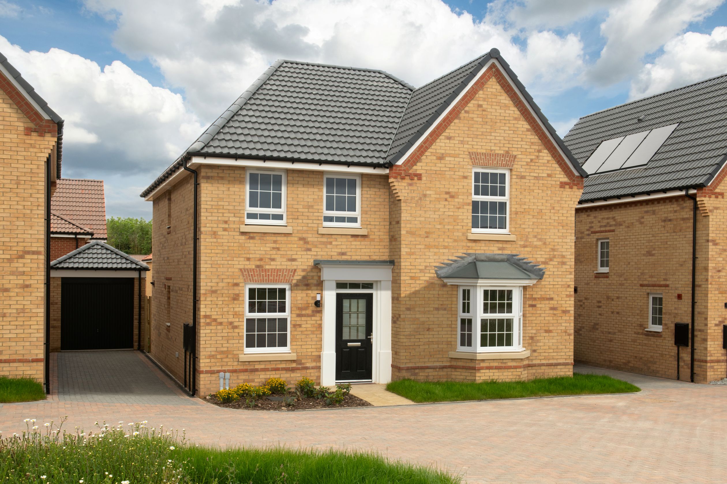Outside view of 4 bedroom Holden home