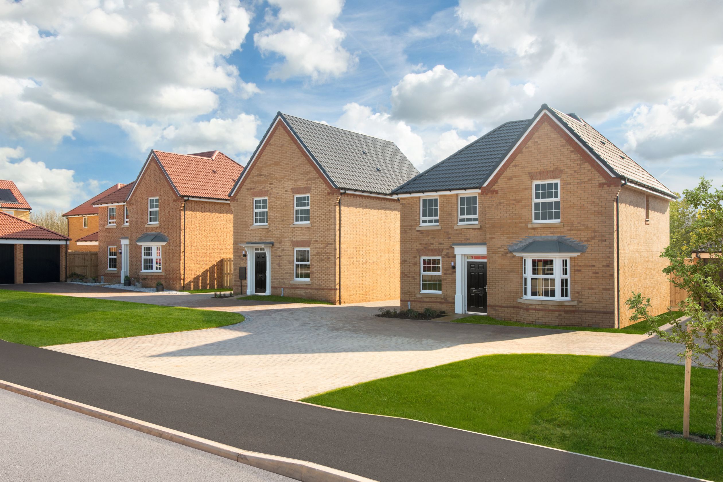 Outside view of homes at Chaloners Green