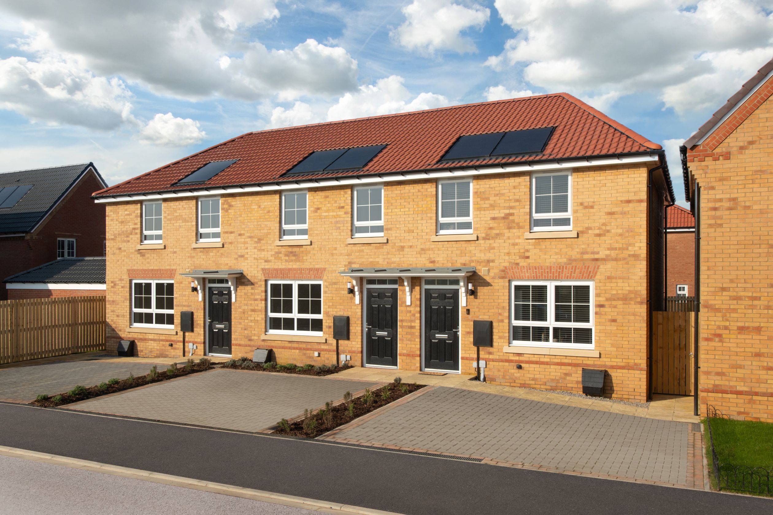 Outside view of 3 bedroom Archford homes