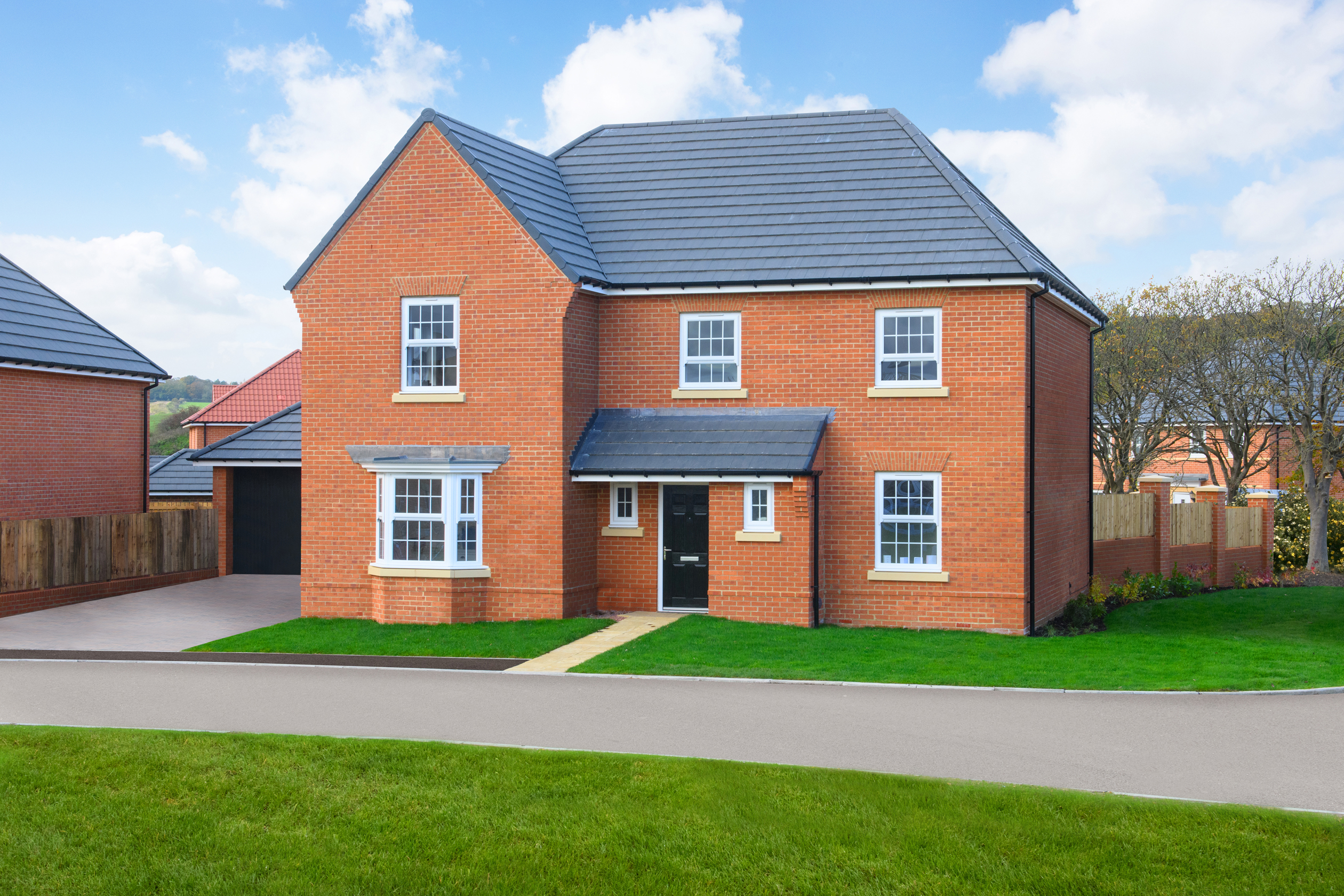 Outside view 5 bedroom Manning detached home