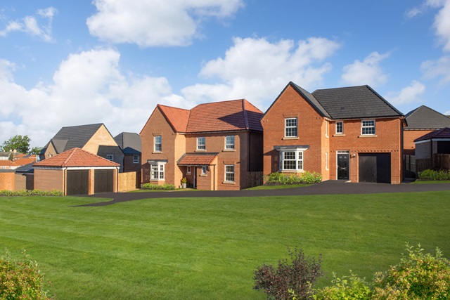 Outside view of homes at Doxford Green