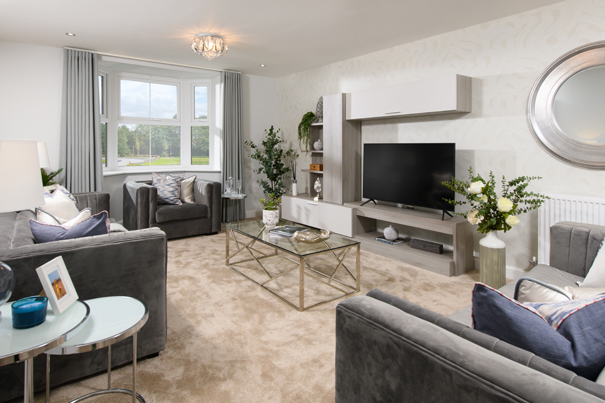 Lounge inside Holden show home