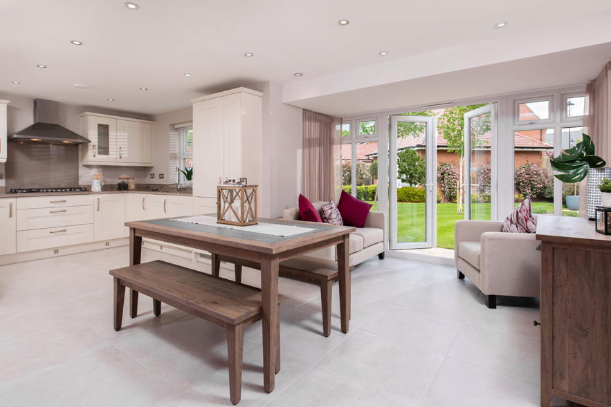 Dining area of Winstone home