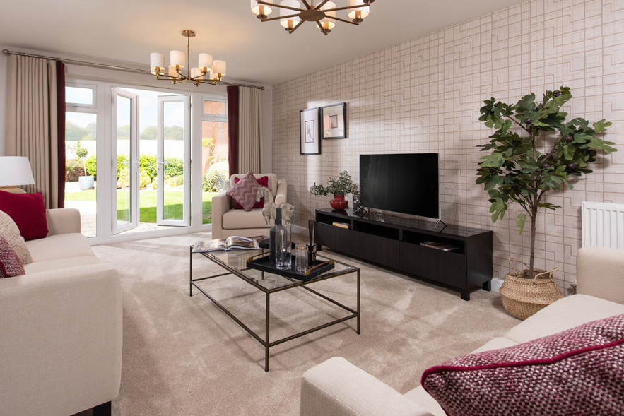 Lounge inside Winstone home