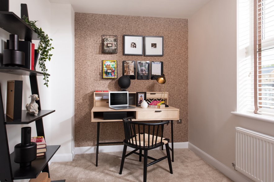 Study room inside Grey Towers Village Winstone home 