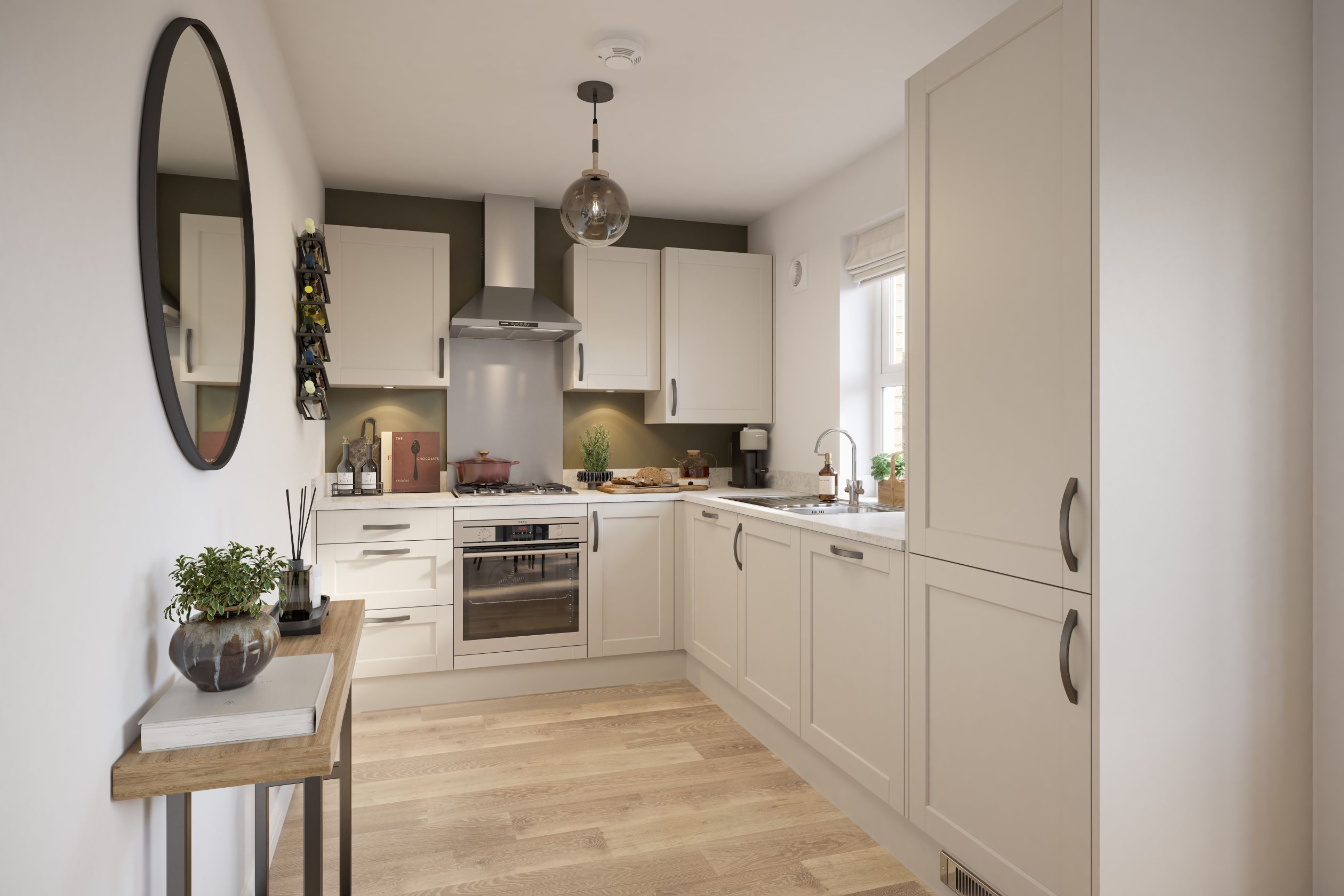 Inside view of Lockton kitchen