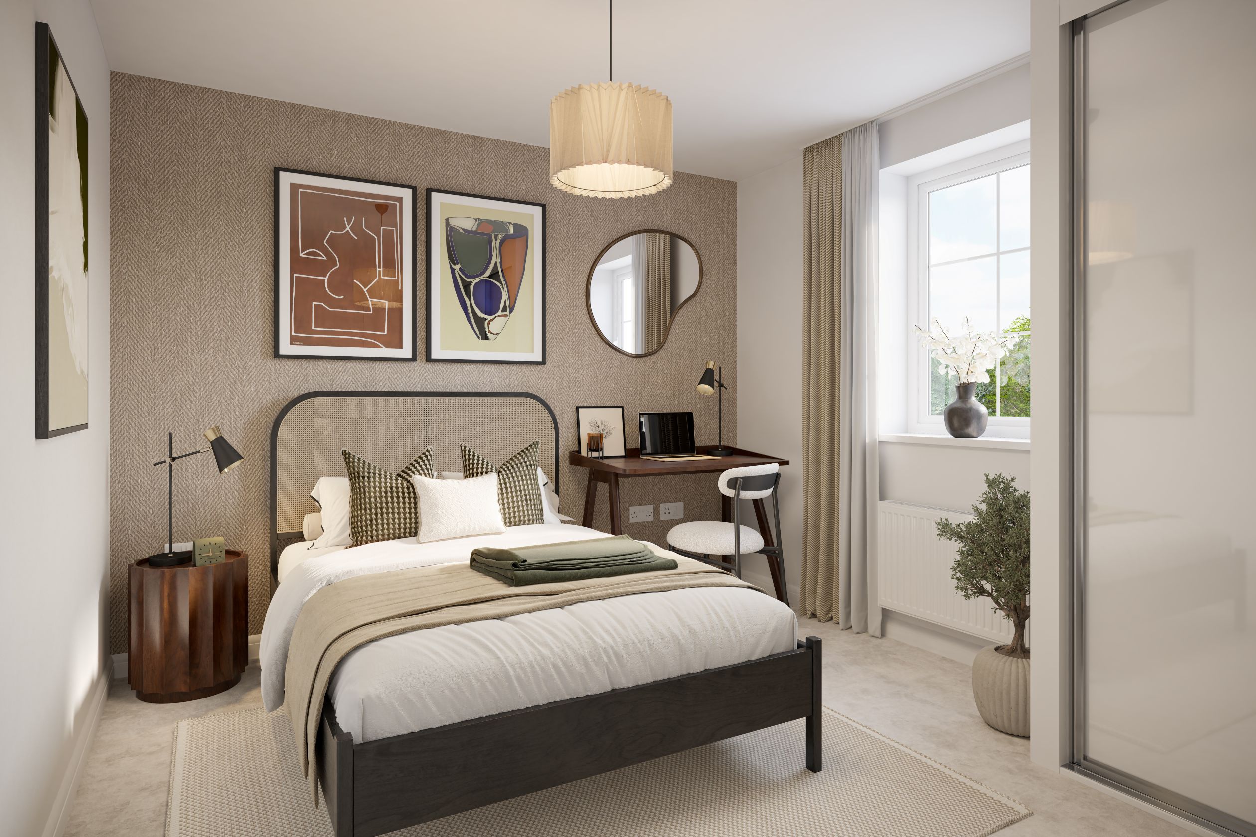 Inside view of Lockton bedroom 3