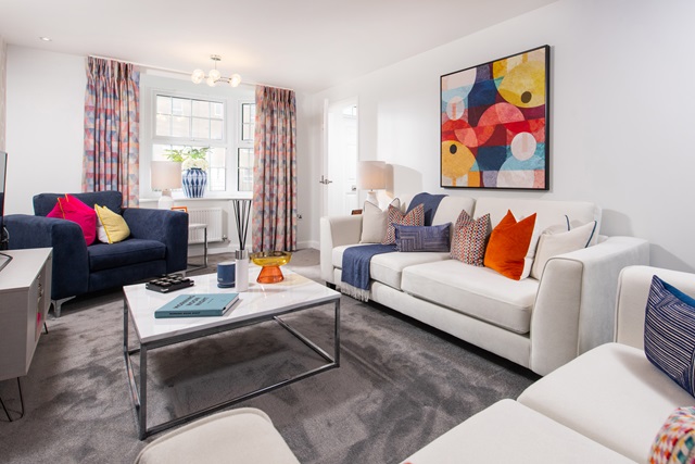 Inside view 4 bedroom Hertford lounge