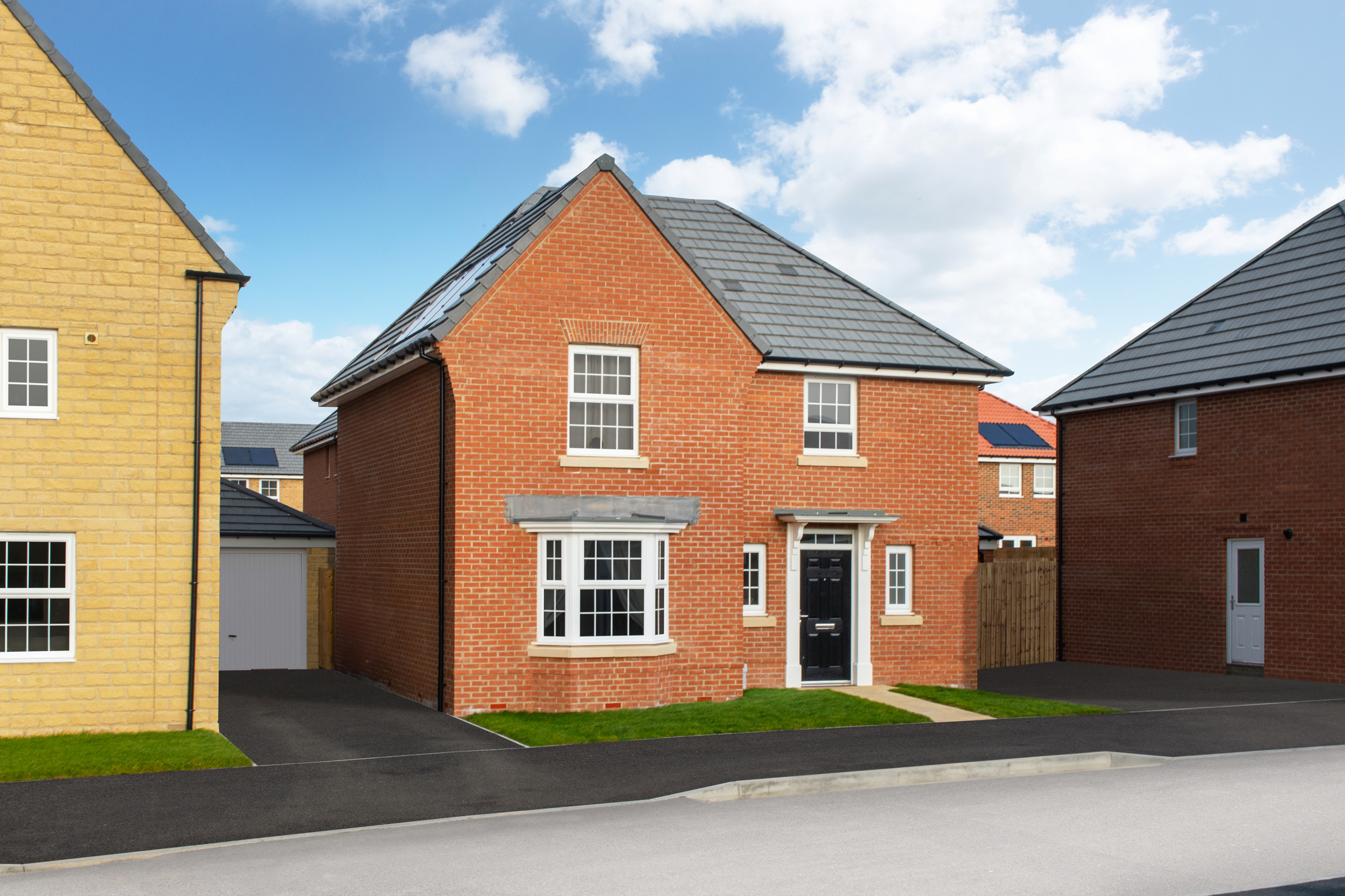 Outside view of 4 bedroom detached Shenton home