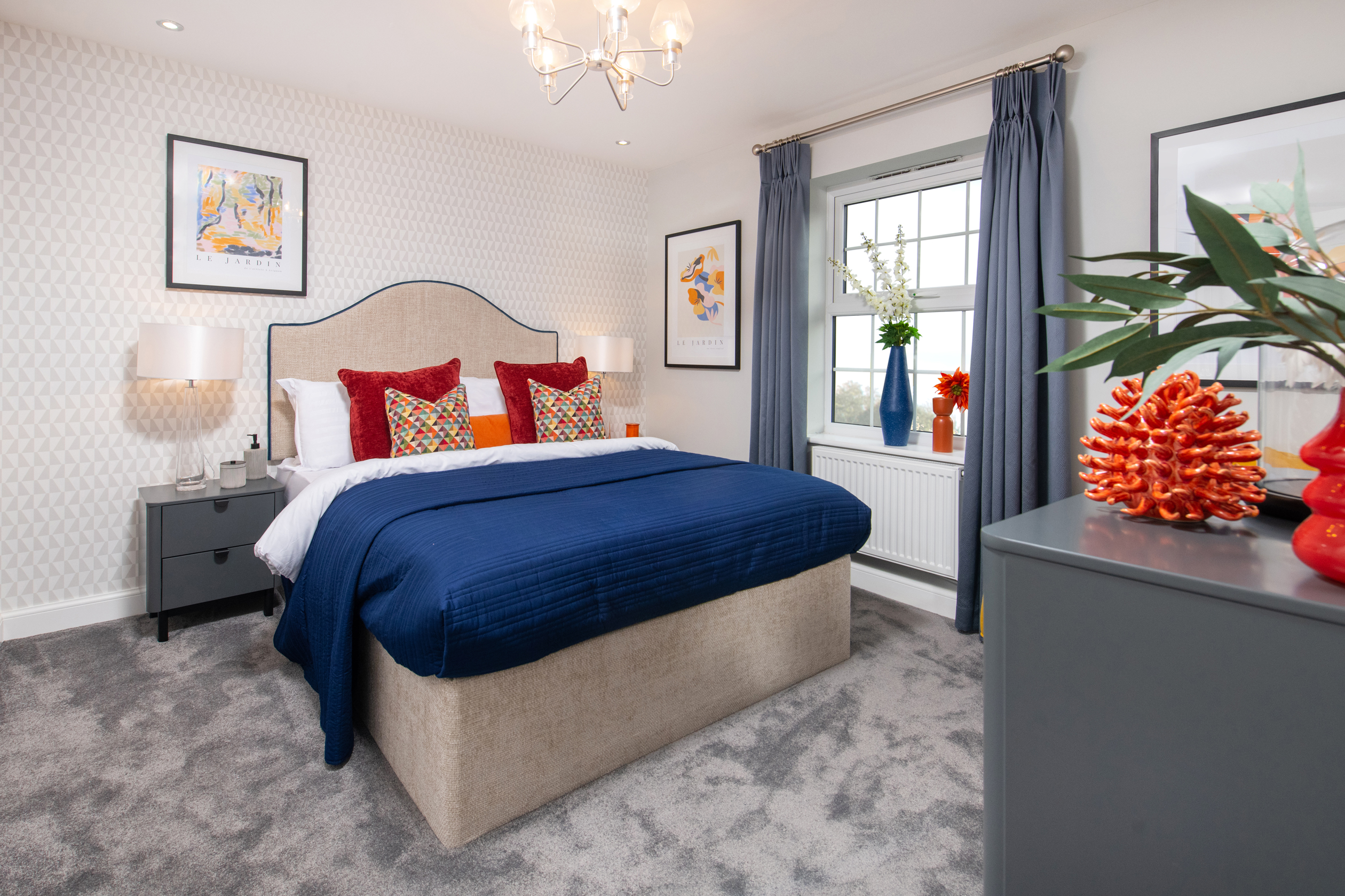 Inside view 4 bedroom Hertford main bedroom