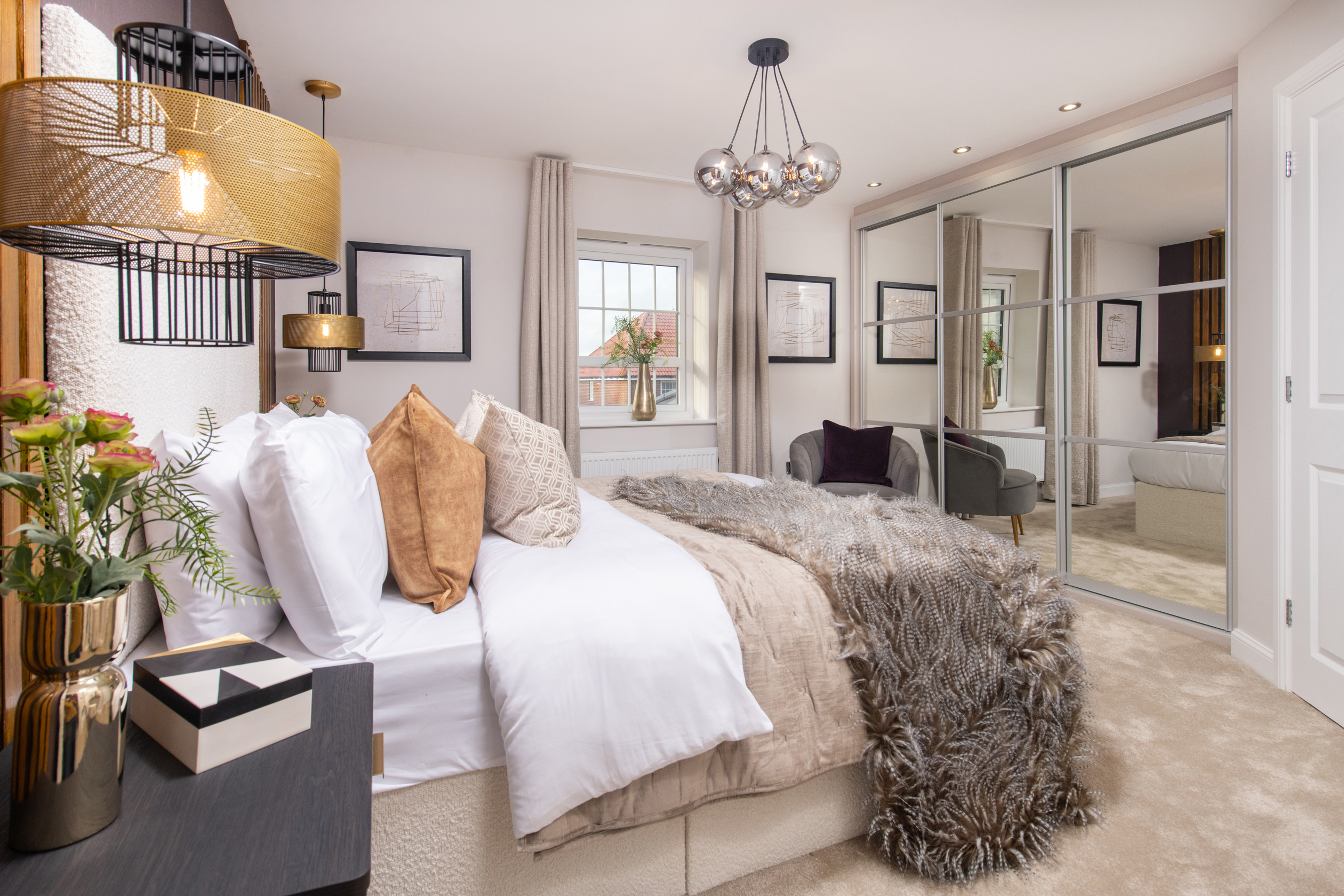 Inside view 4 bedroom Kirkdale main bedroom with en suite