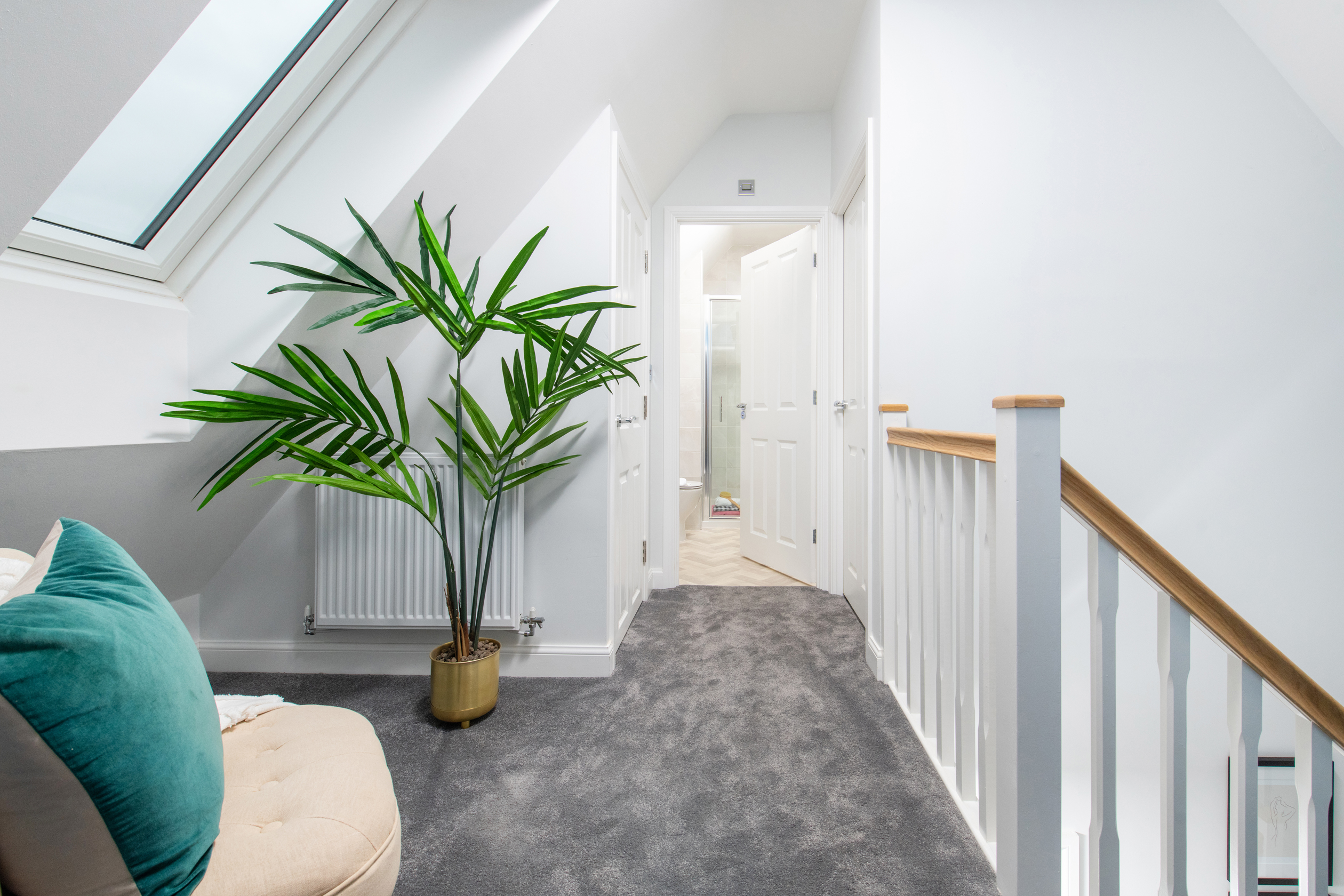 Inside view 4 bedroom Hertford top floor landing