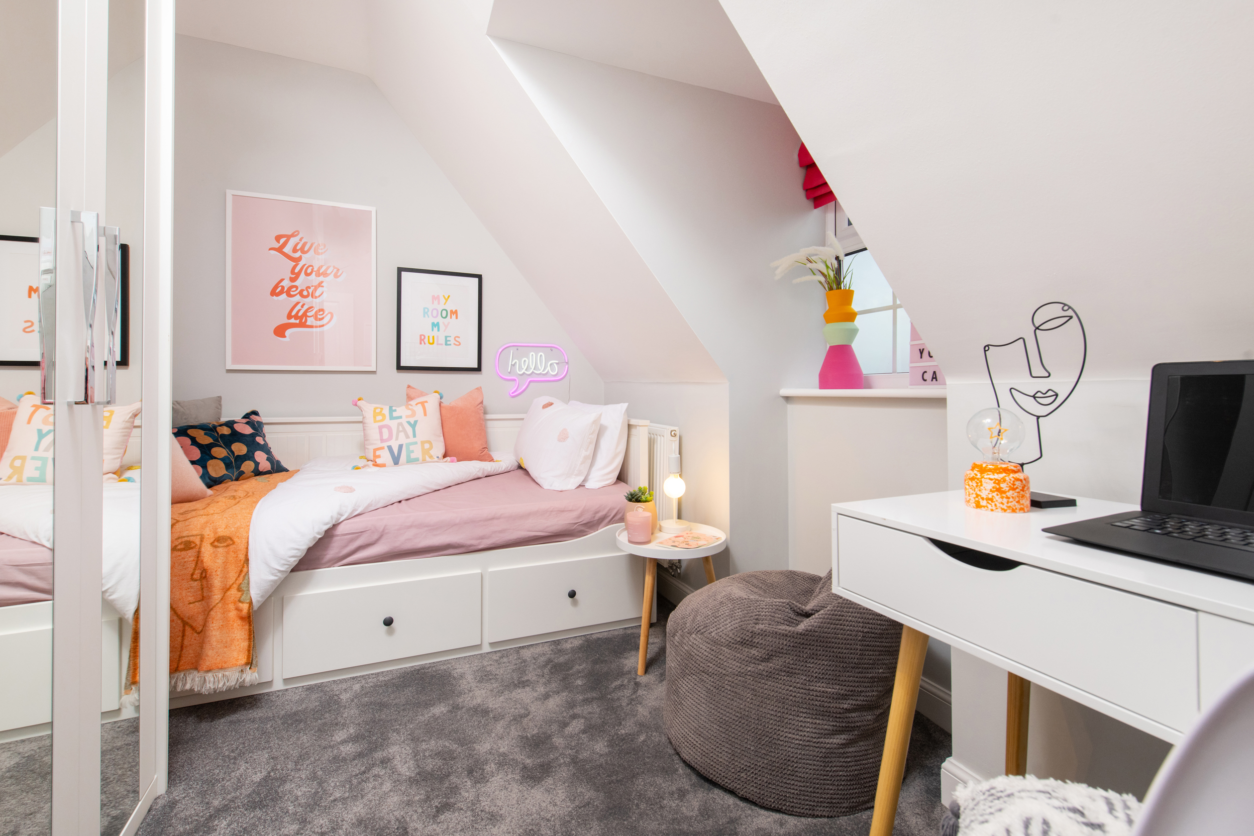 Inside view 4 bedroom Hertford bedroom 4