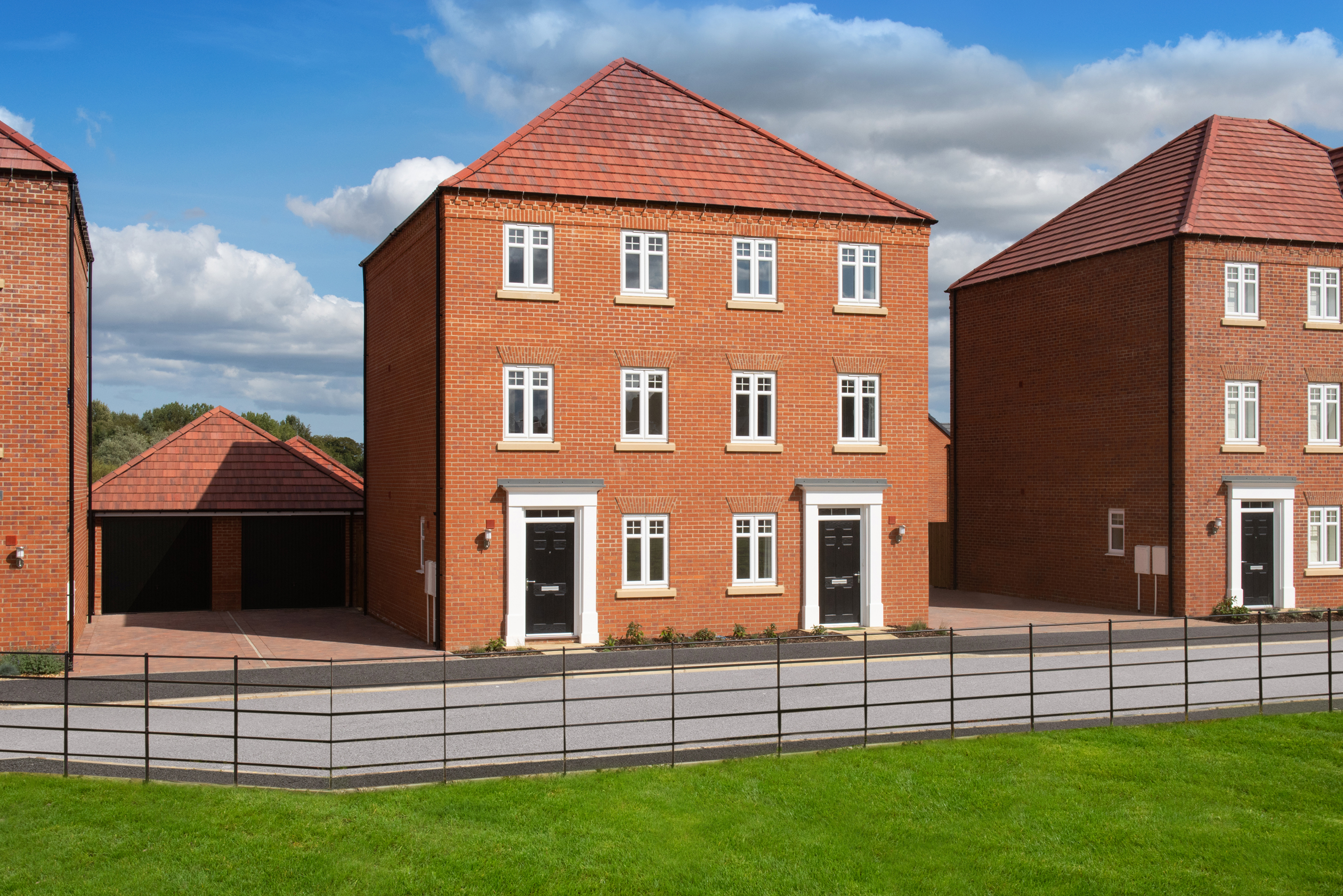 Outside view of 3 bedroom semi detached Cannington home