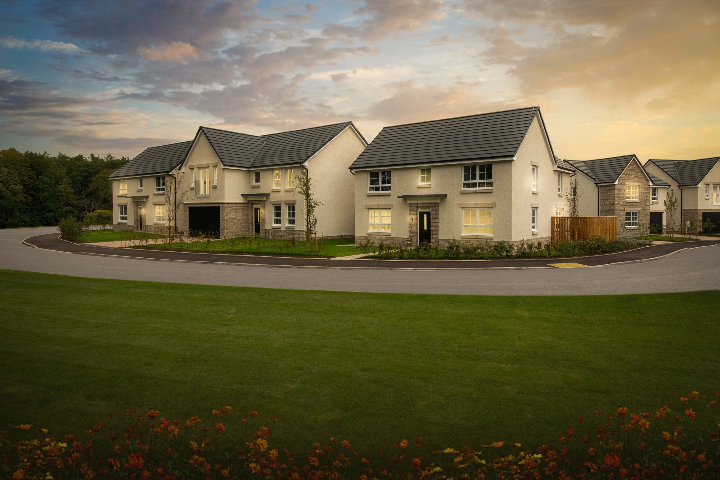 003_DEV002680 DWH Otter Stone Manor dusk scenes 2026 