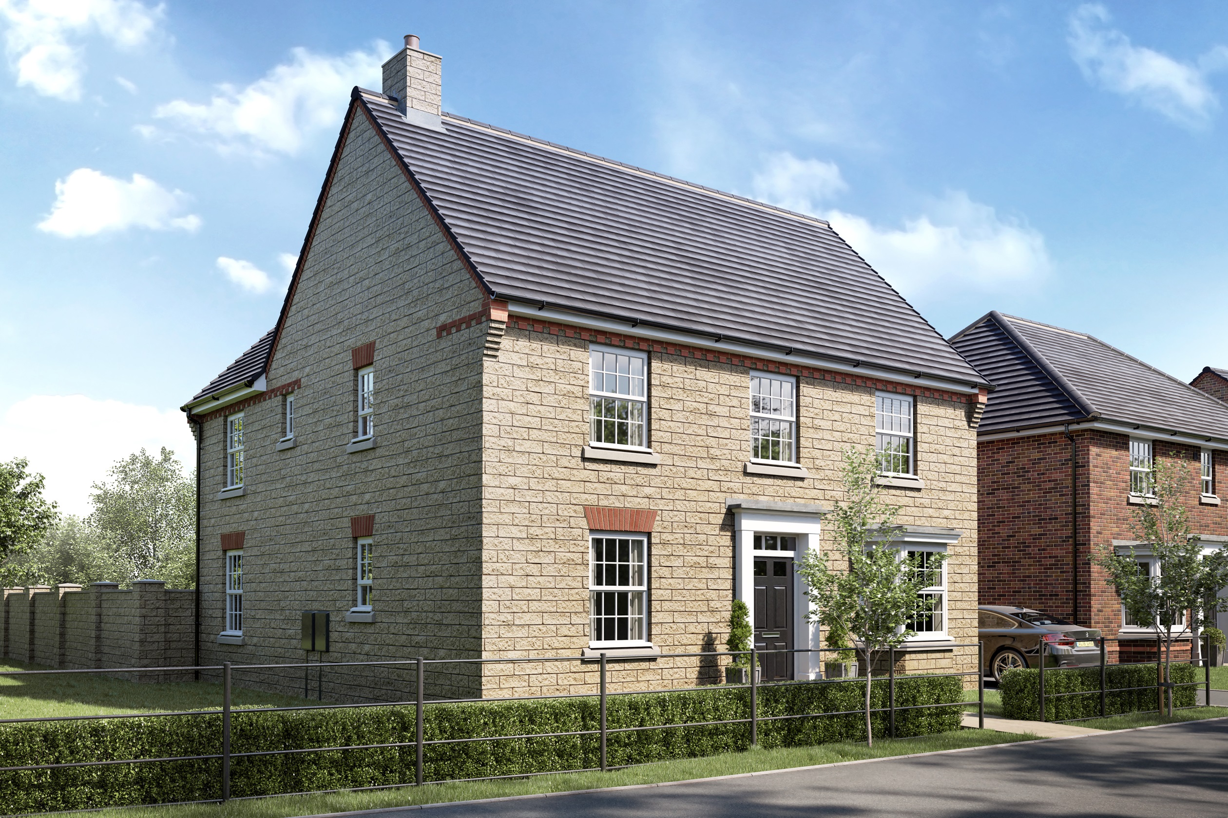 Outside view The Avondale 4 bedroom detached home 