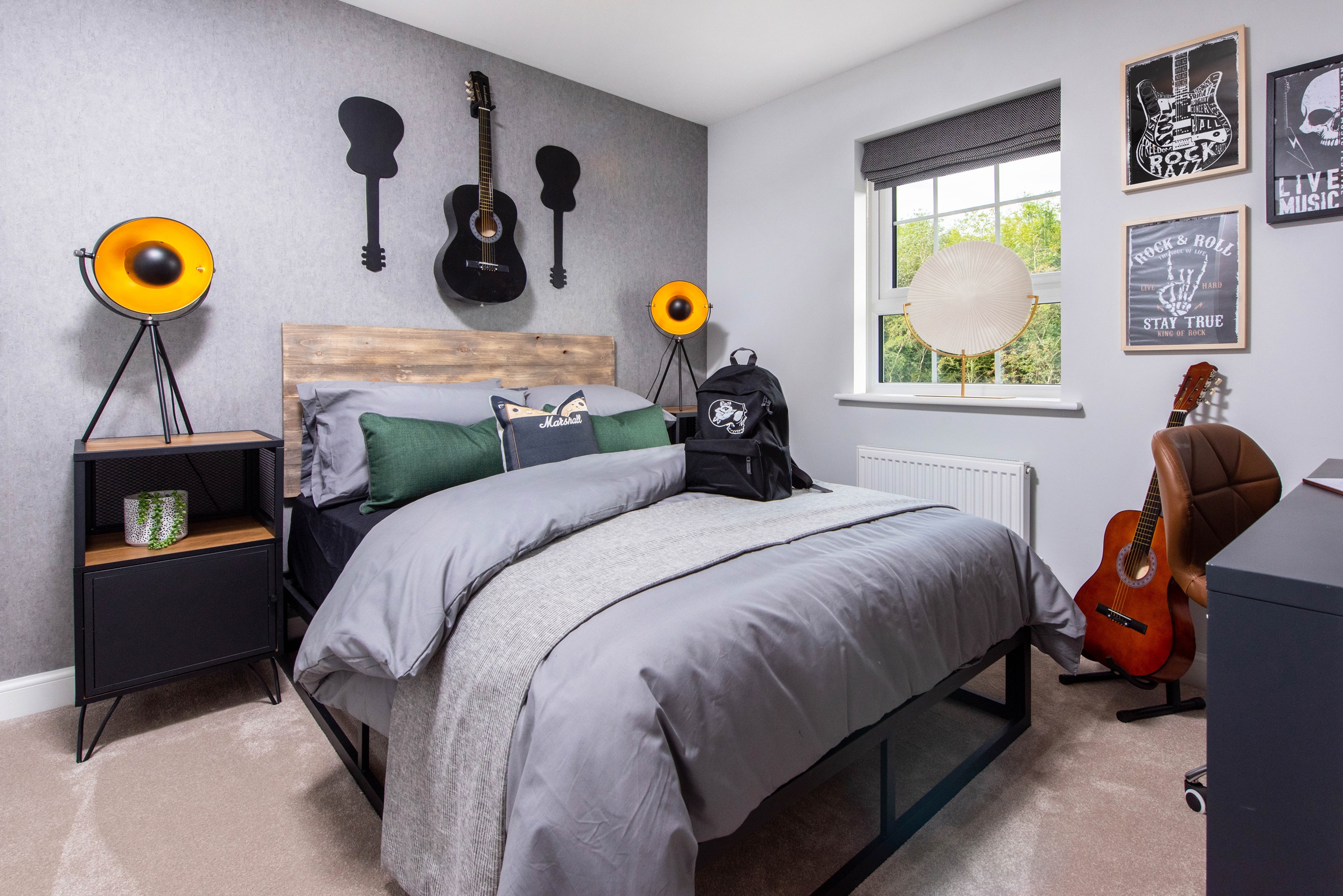 Internal Image of Bradgate Show Home Bedroom at Centurion Village