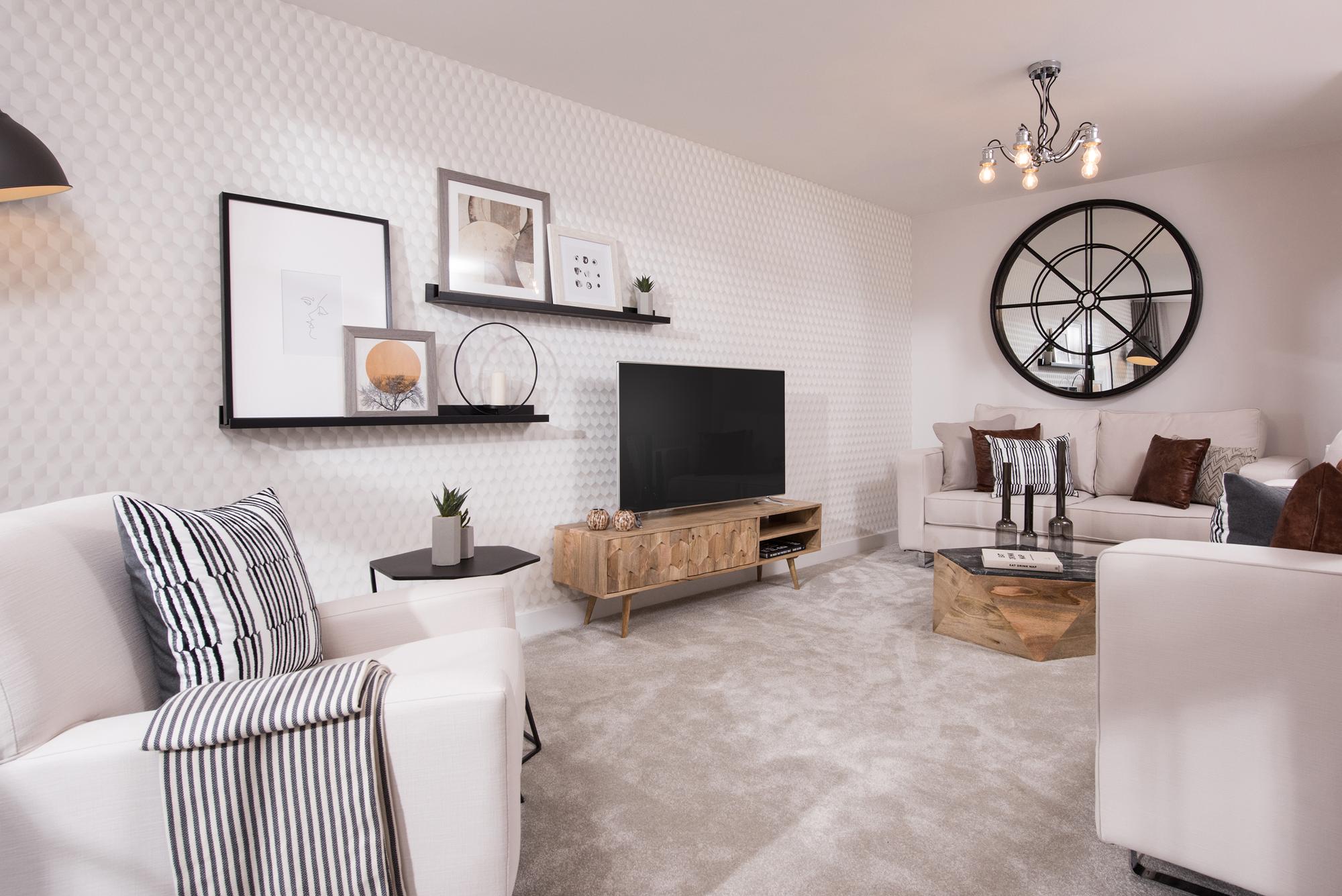 Lounge inside the 4 bedroom Millford