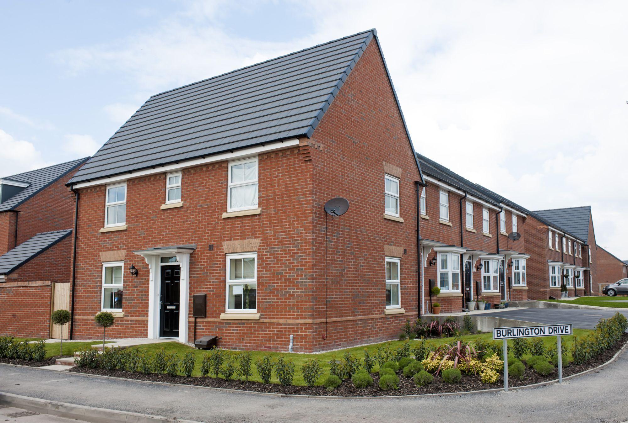 Typical street scene at Lincoln Green