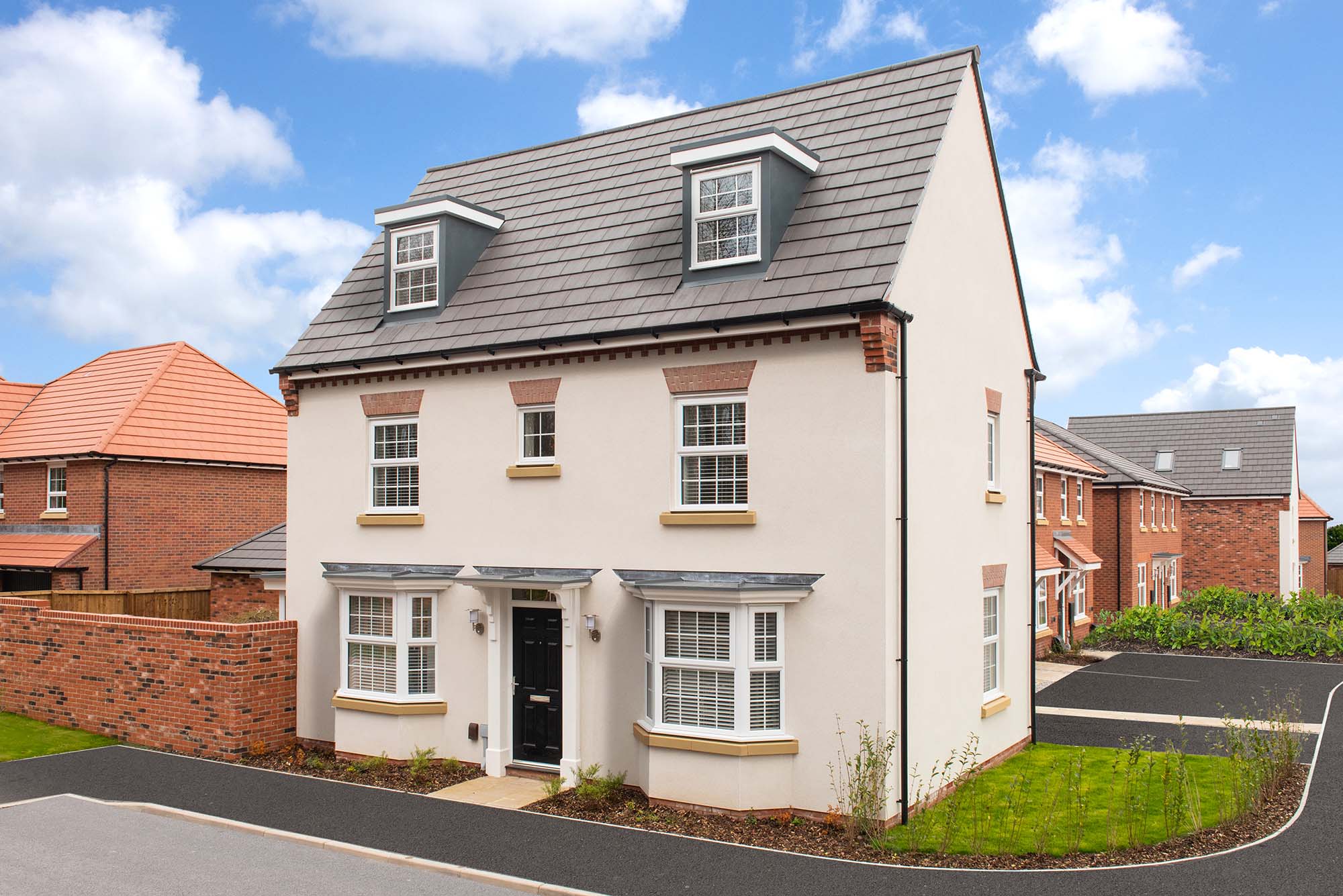 Outside view of 4 bedroom detached Hertford