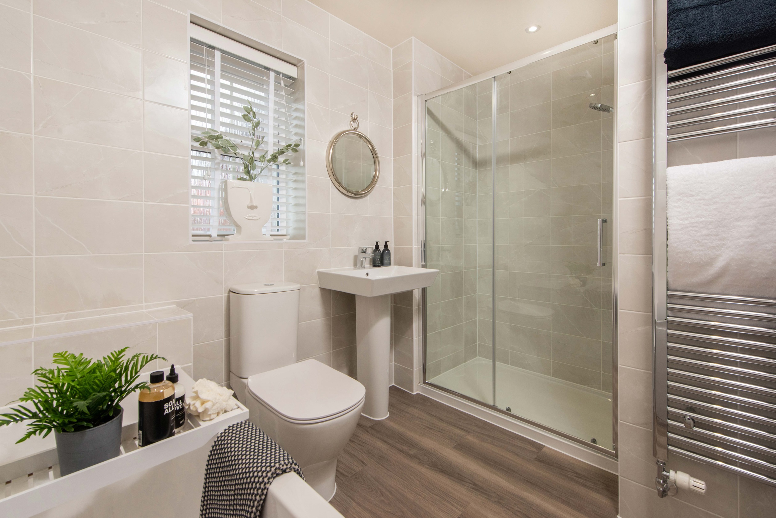 Internal Image of Avondale Show Home Bathroom