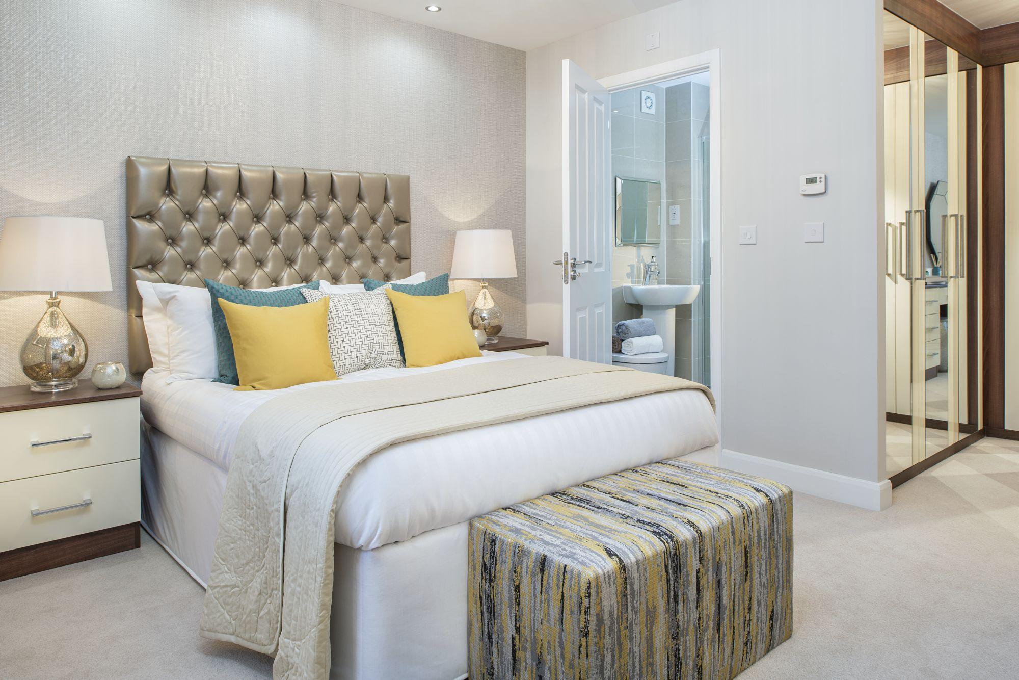 Main bedroom with en suite inside The Hertford