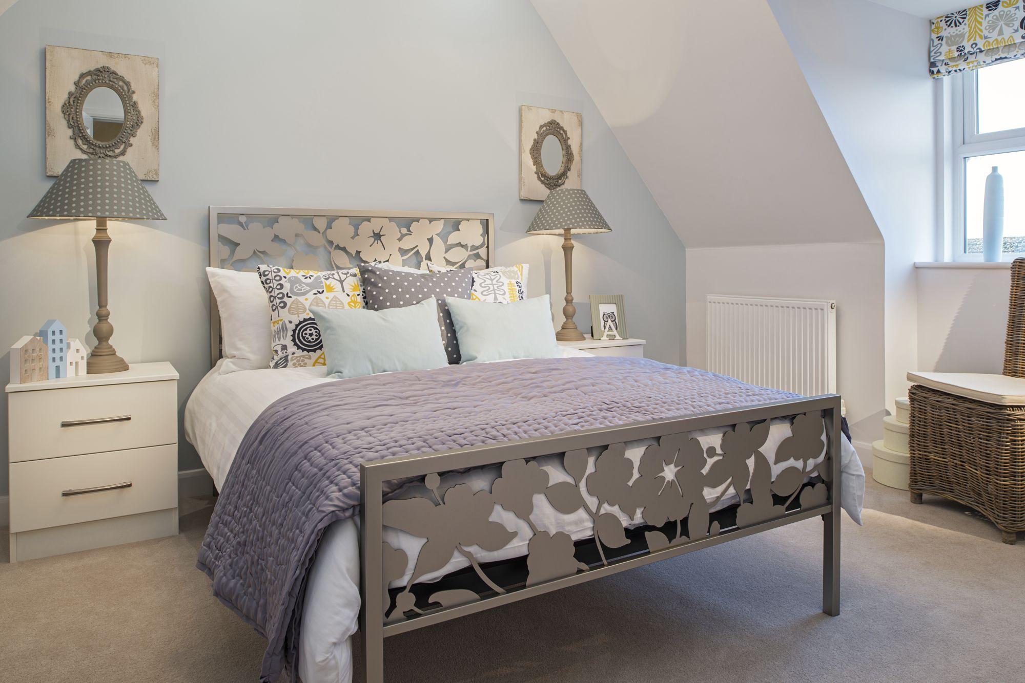 Double bedroom inside The Hertford