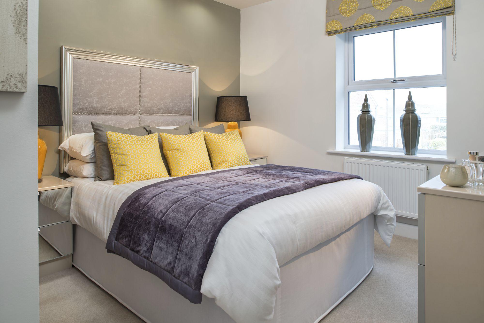 Double bedroom inside The Hertford