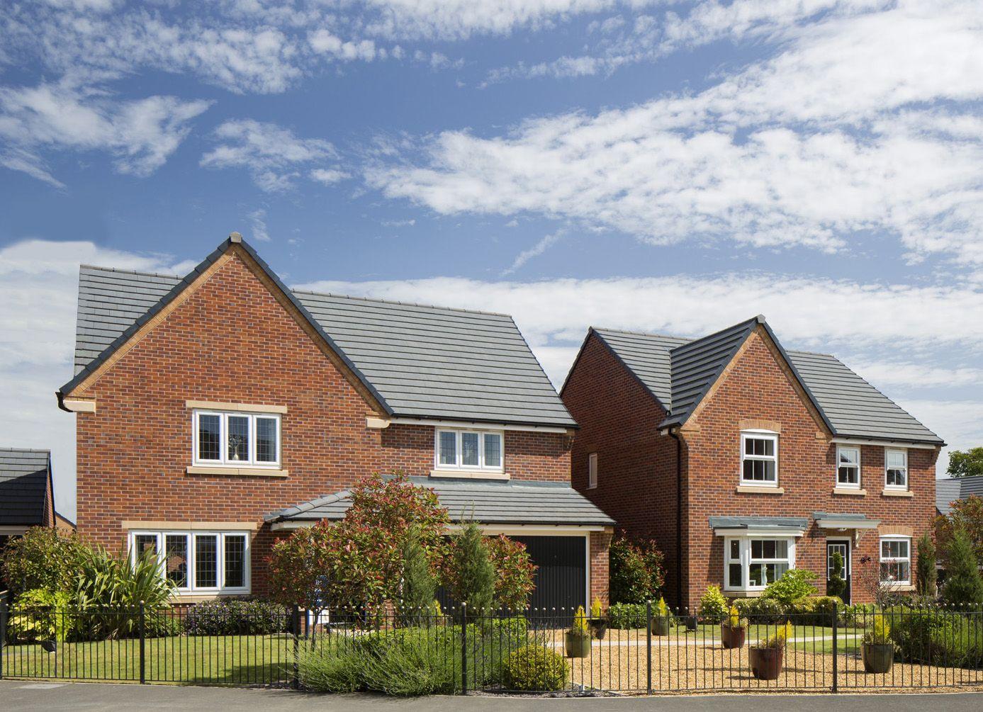 Wepre Green Street Scene