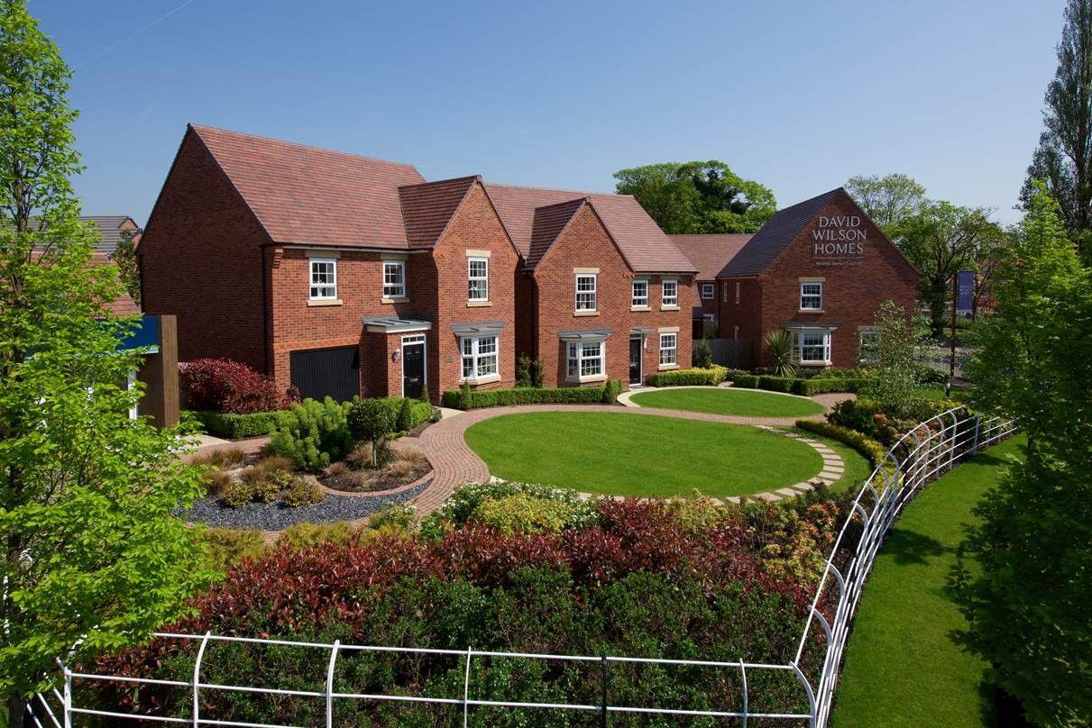 External view of Show Homes at Winnington Village, Northwich 